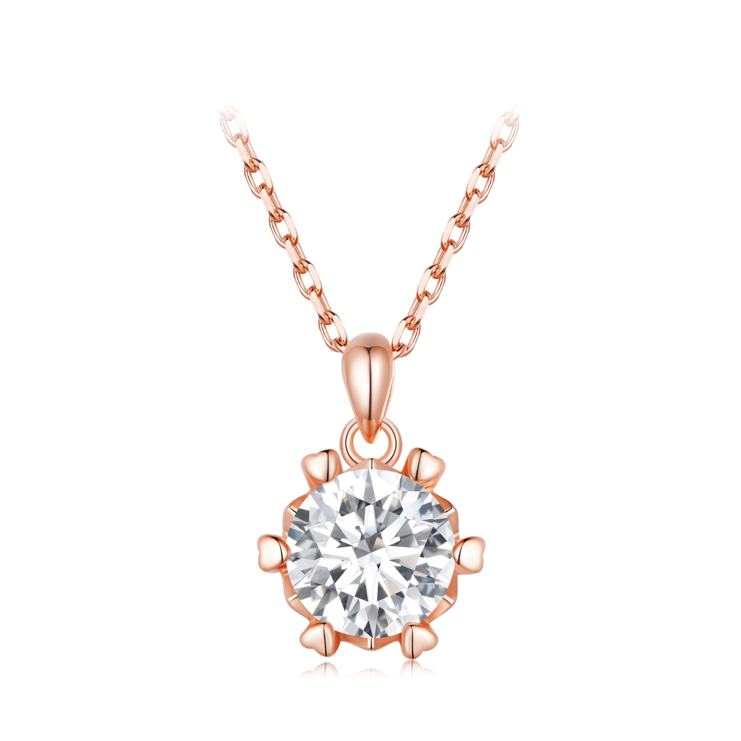 Pandora Stijl Ketting met Luxe Moissanite - MSN006-C