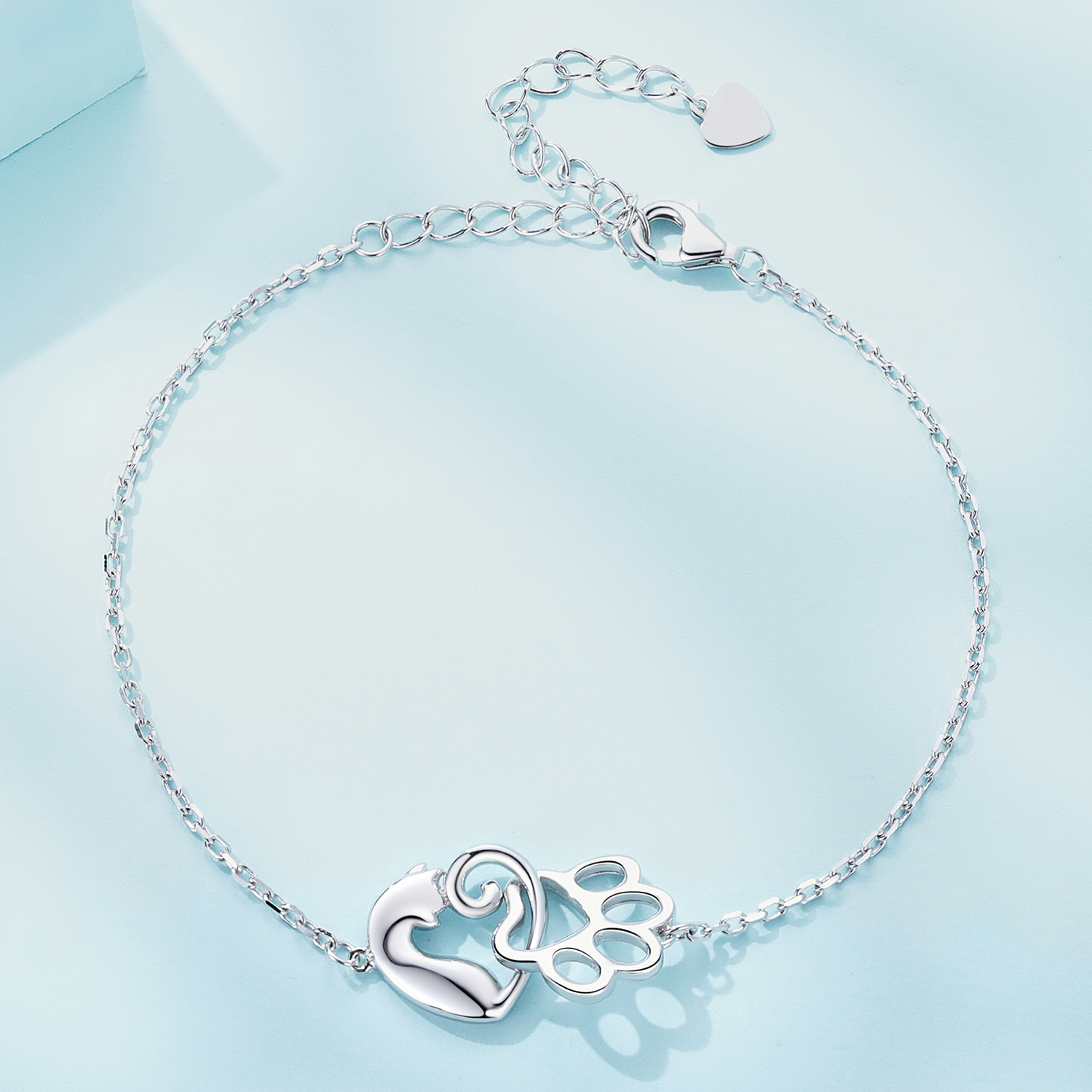 Pandora Stijl Schattige Katten Armband - SCB253