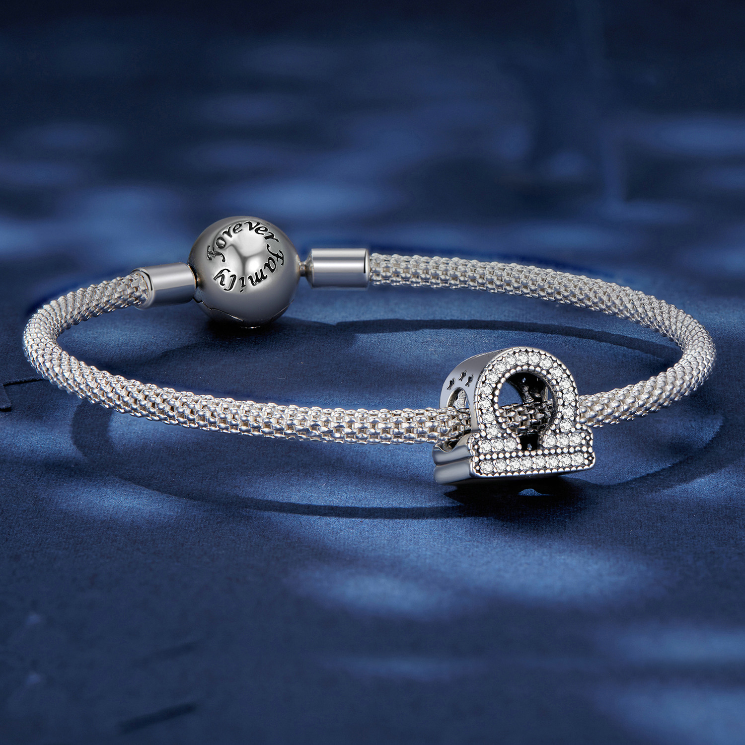 Pandora Stijl Weegschaal Gelukszodiac Bedel - SCC2516-7