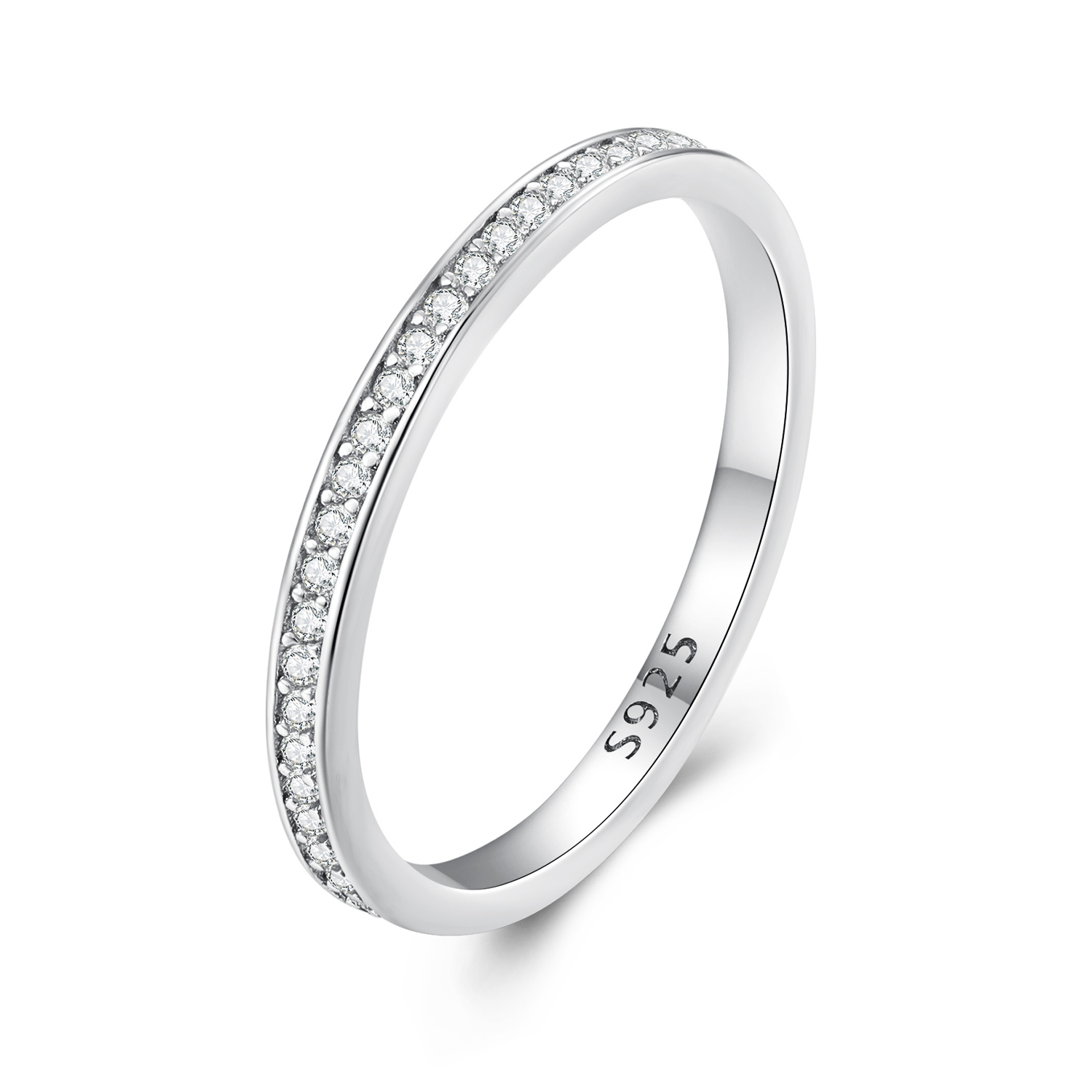 Pandora-stijl Pave Moissanite Ring - MSR030