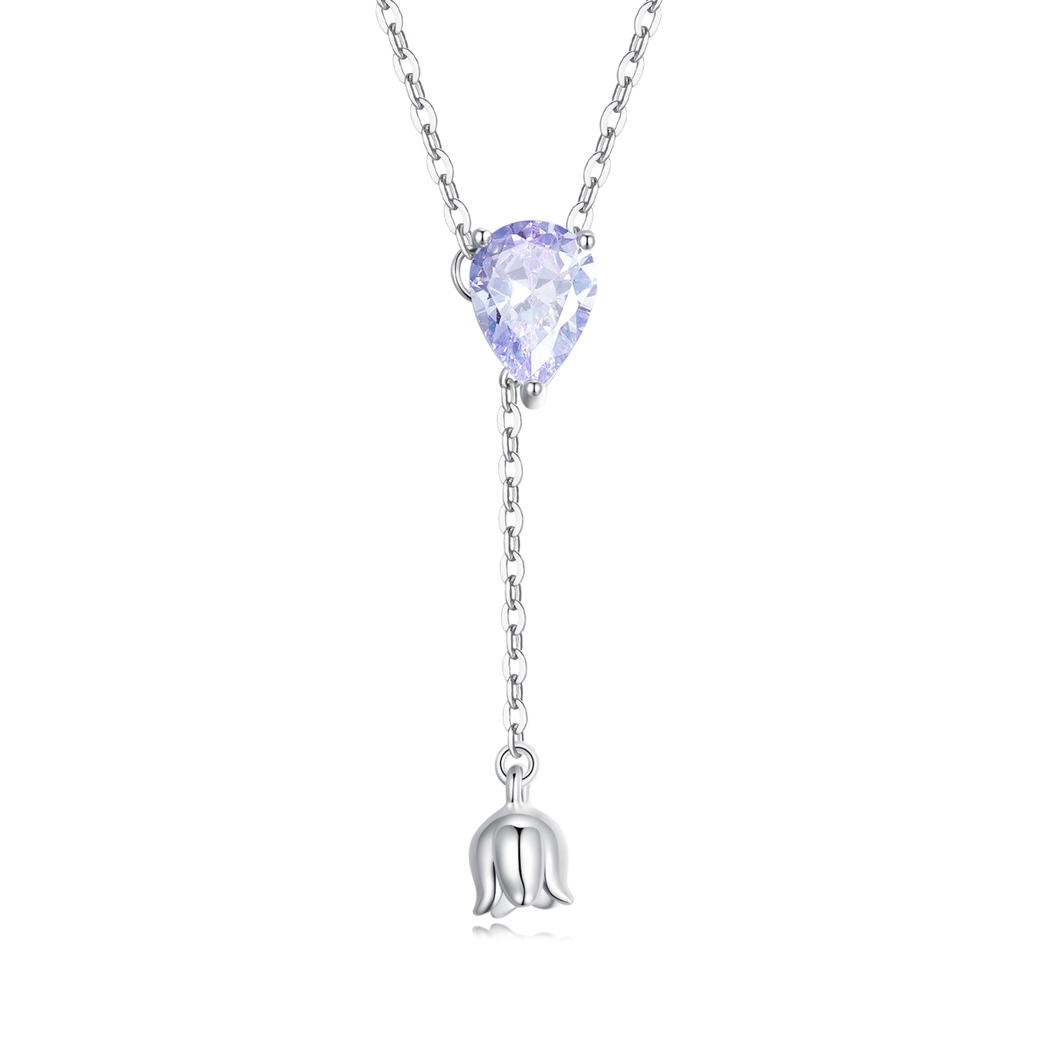 Pandora Stijl Amethist Ketting - BSN271