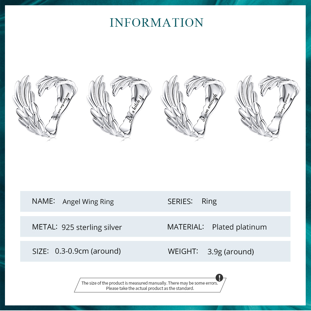 Pandora stijl Engelenring - BSR322