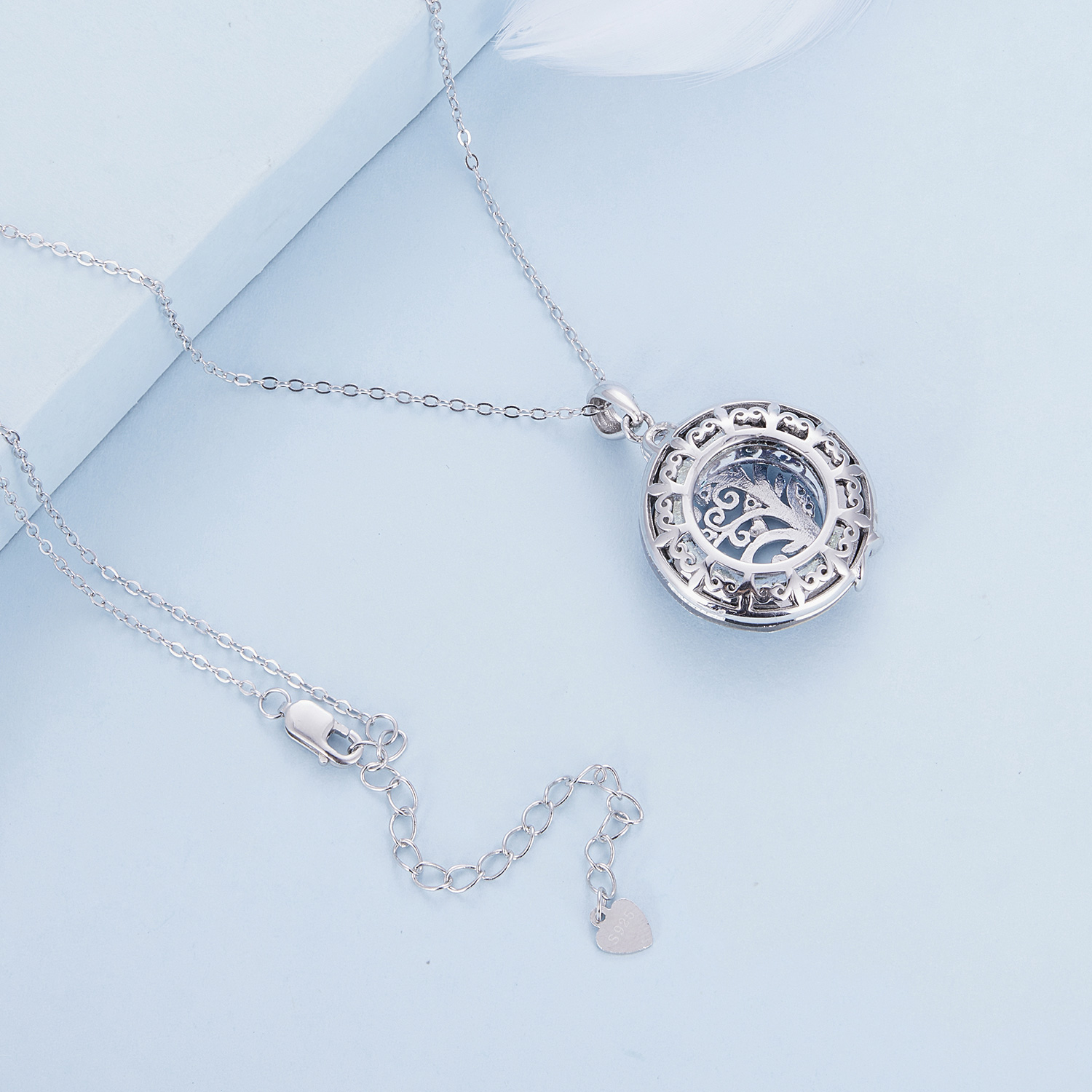 Pandora Stijl Familie Cirkel Ketting - BSN315