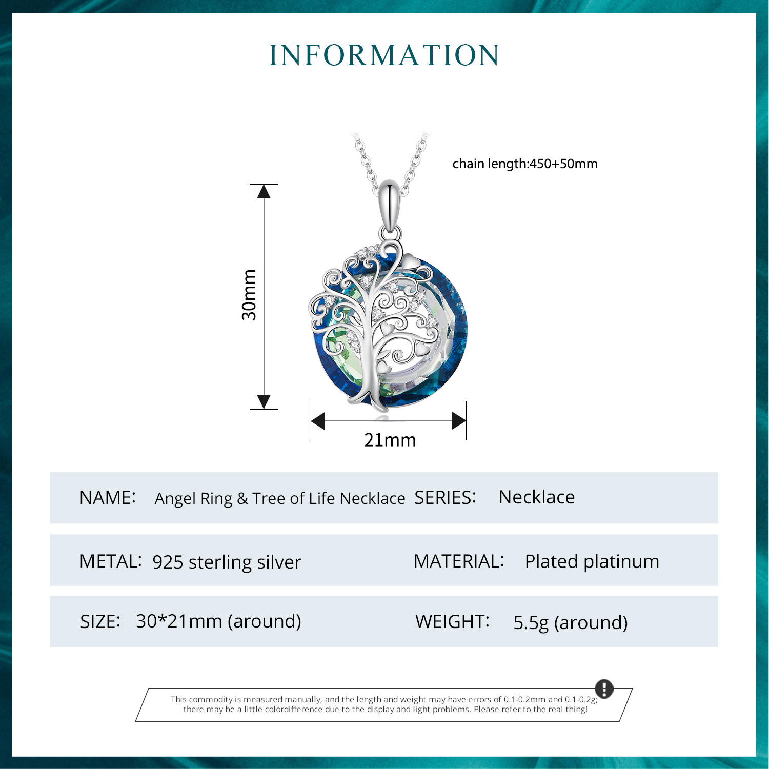 Pandora Stijl Familie Cirkel Ketting - BSN315