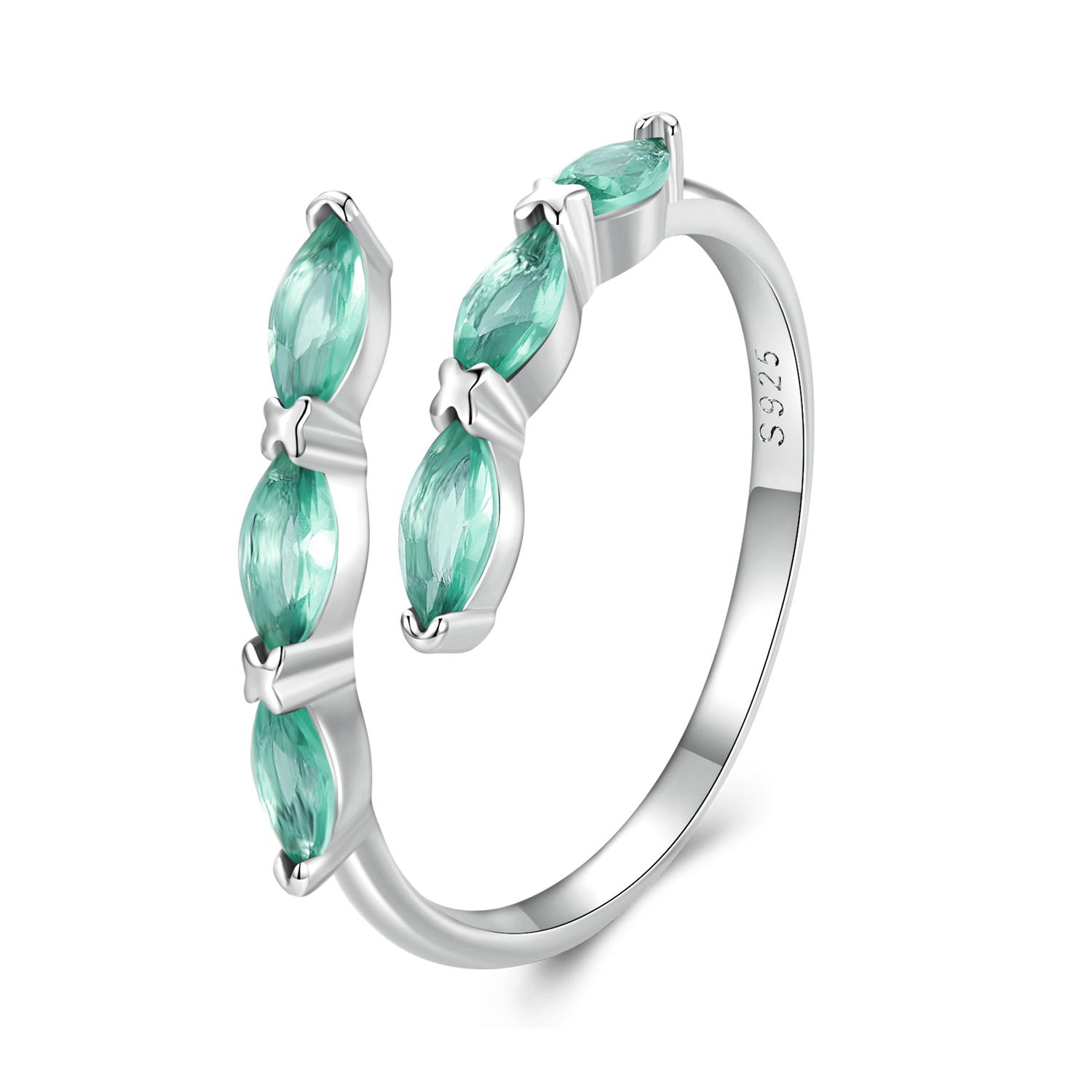 Pandora Stijl Groene Ring - BSR415