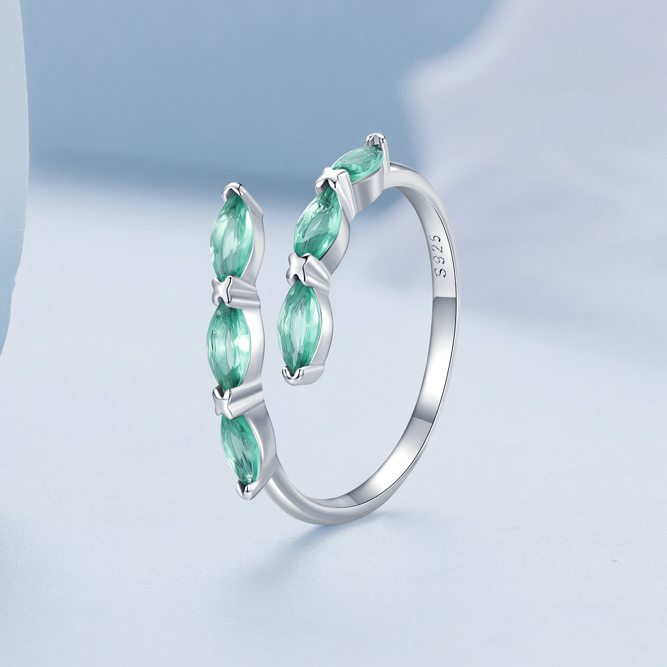 Pandora Stijl Groene Ring - BSR415