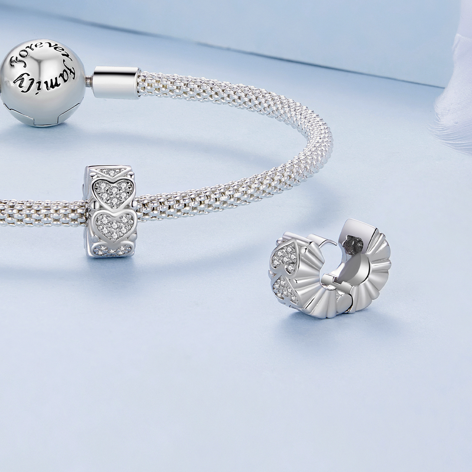 Pandora Stijl Hart Spacer - BSC885