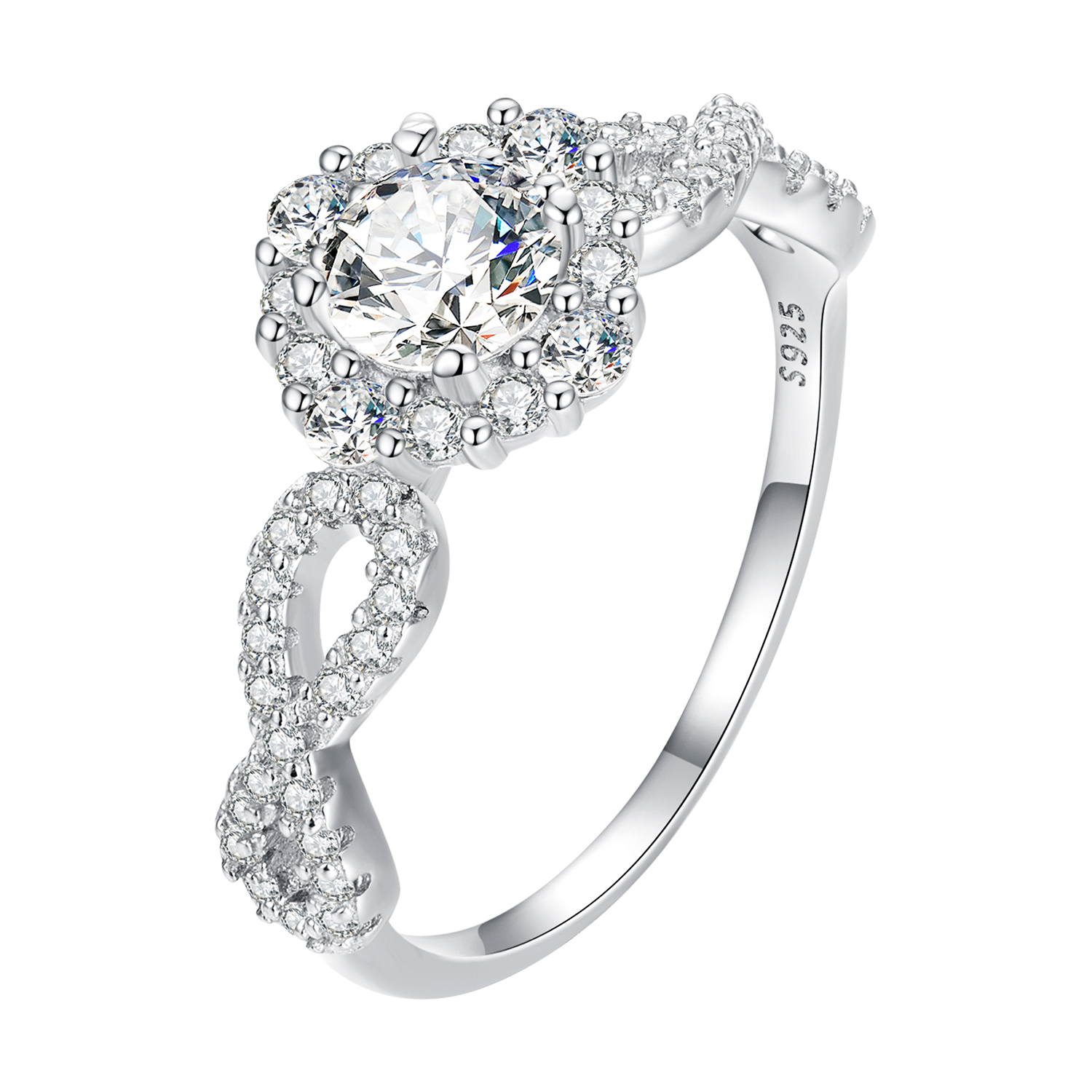 Pandora Stijl Klassieke Elegantie Ring heldere Cz - BSR352