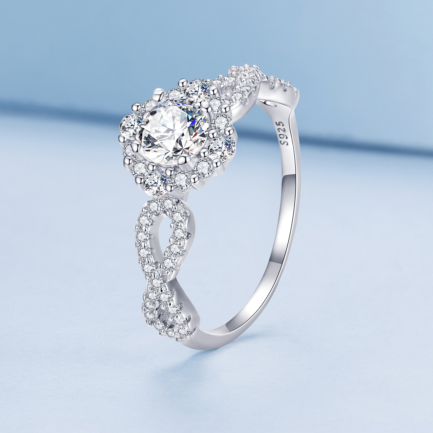 Pandora Stijl Klassieke Elegantie Ring heldere Cz - BSR352