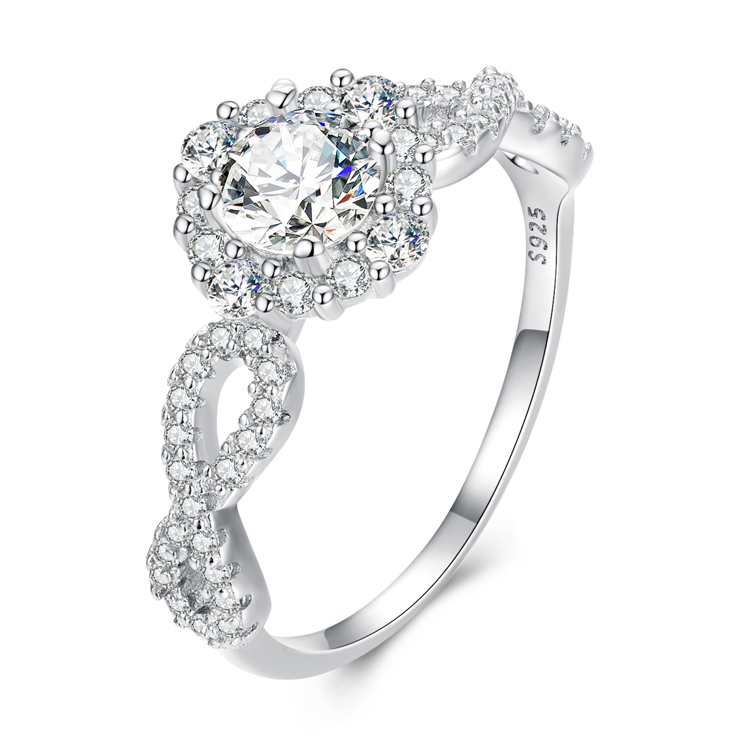 Pandora Stijl Klassieke Elegantie Ring heldere Cz - BSR352