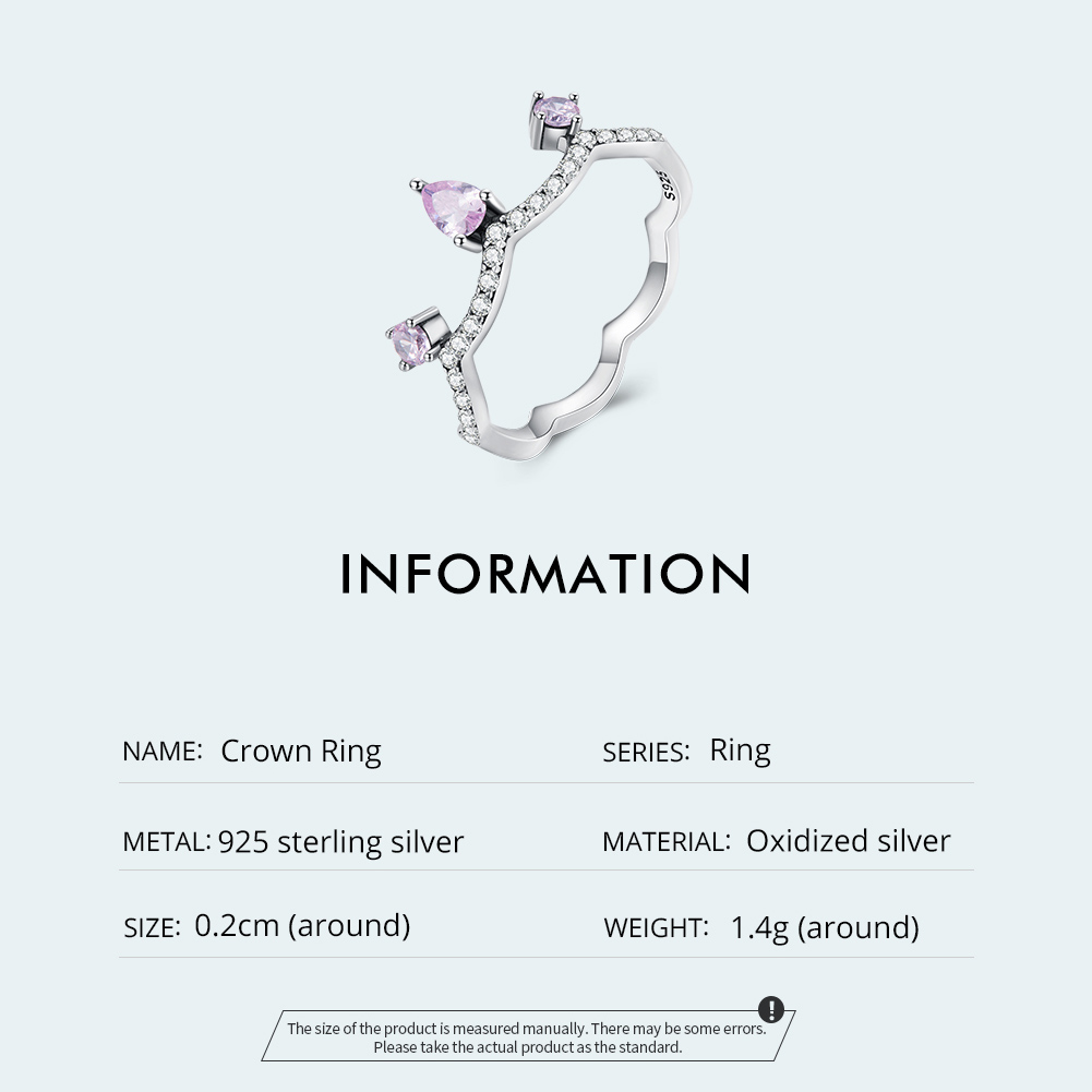 Pandora Stijl Kroonring Zilver - SCR888