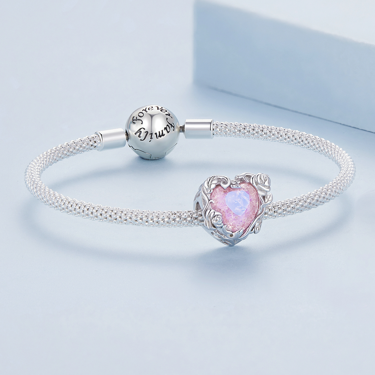 Pandora Stijl Liefde Hart Bedel - BSC836