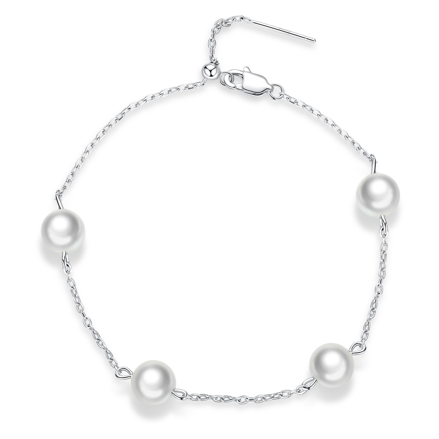 Pandora Stijl Parel Armband - BSB090