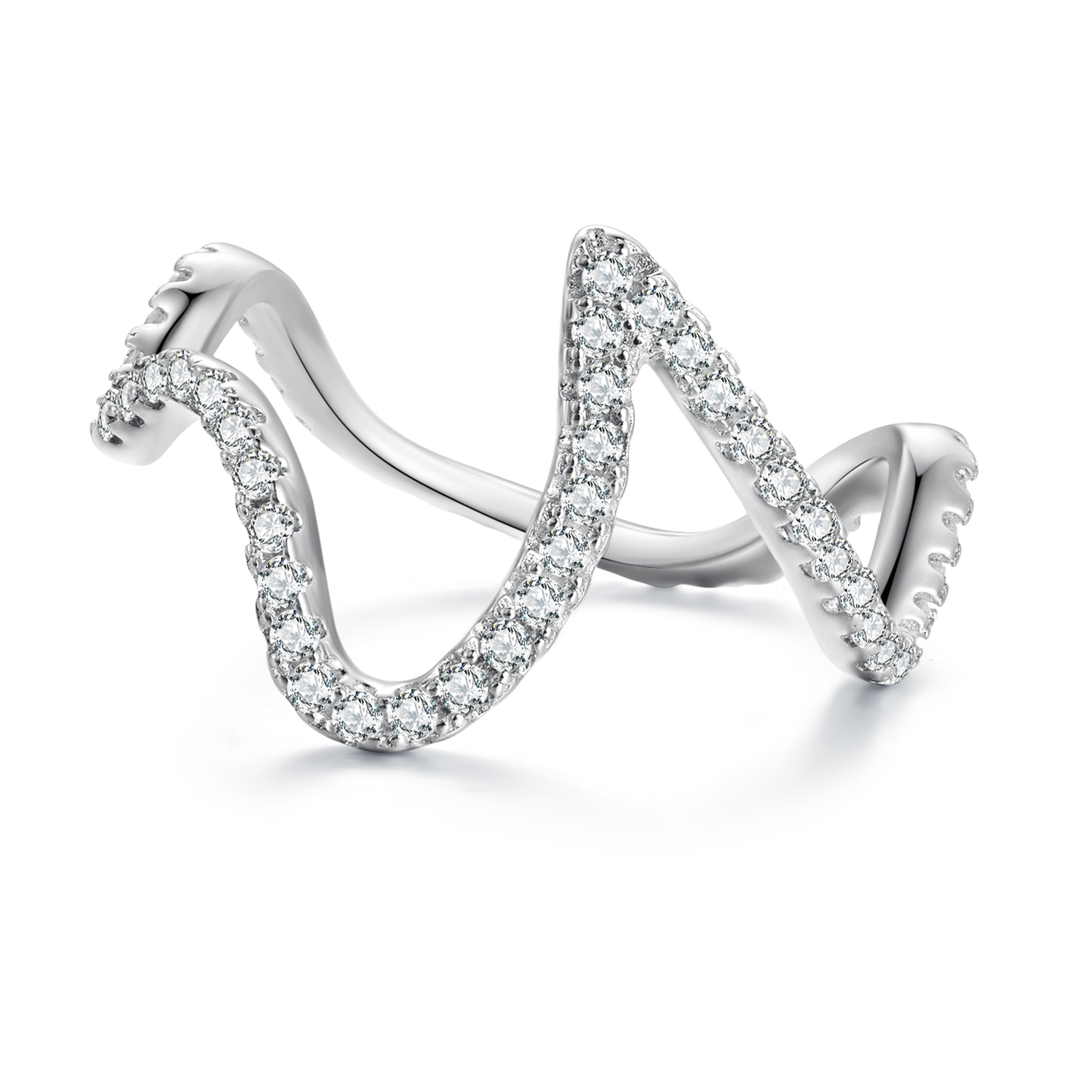 Pandora Stijl Zig Zag Ring - BSR314