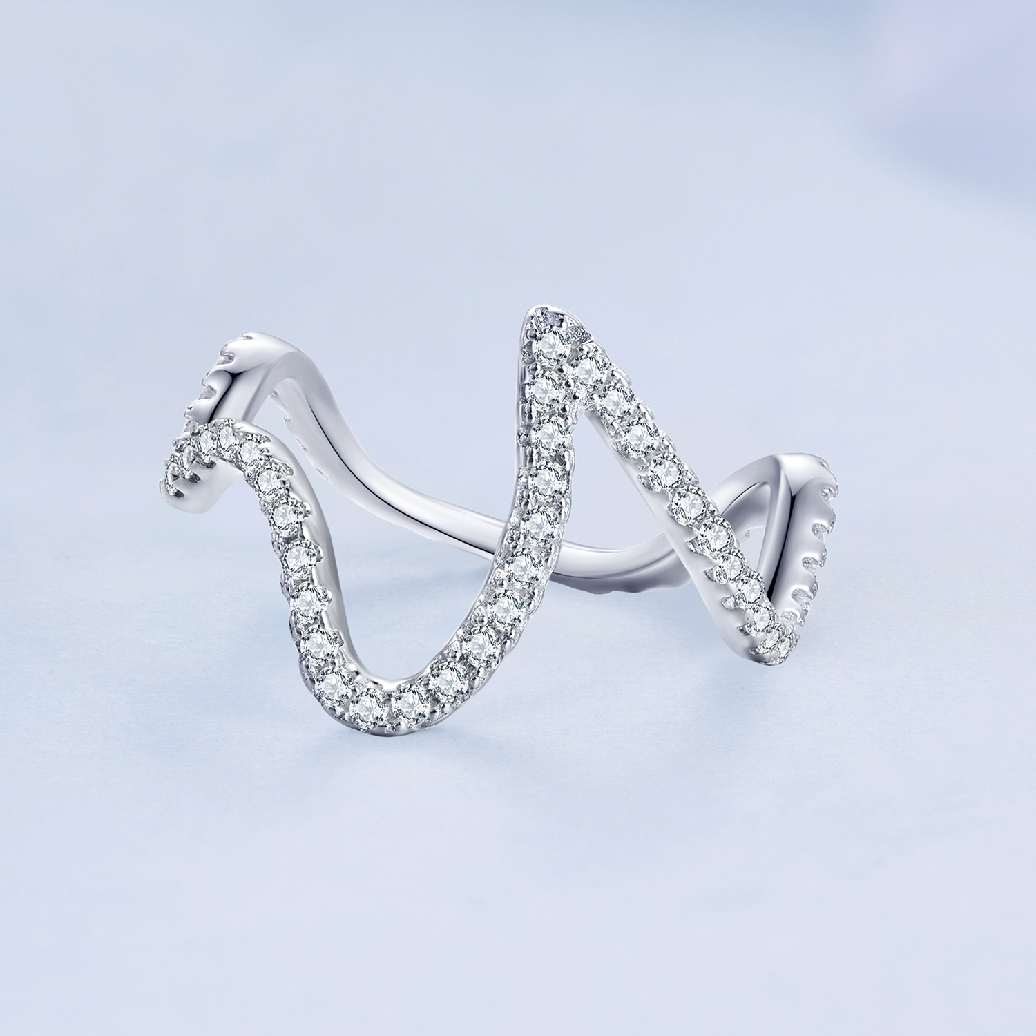 Pandora Stijl Zig Zag Ring - BSR314