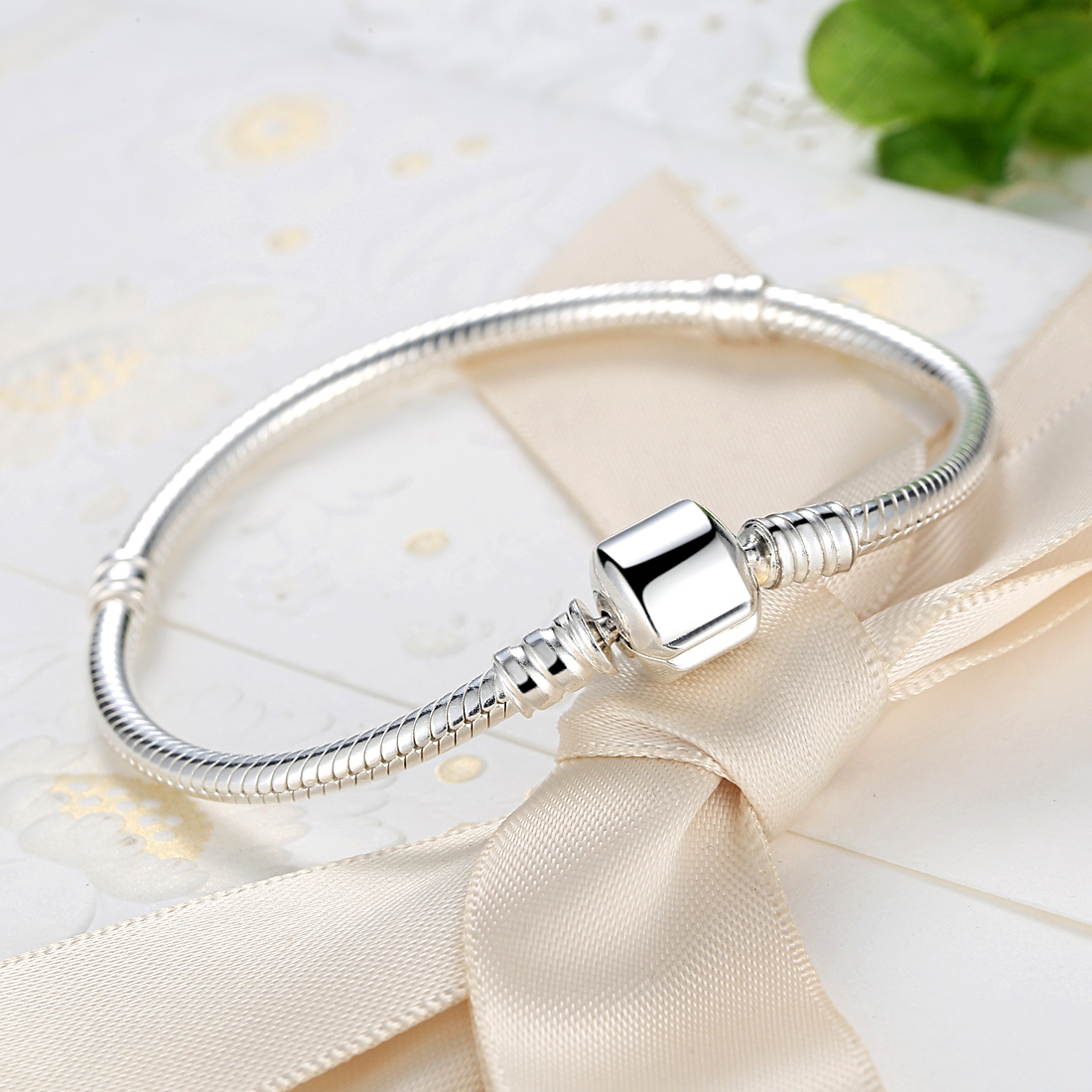 Pandora Stijl Zilveren Schattige Kat Ketting Armband - PAS902