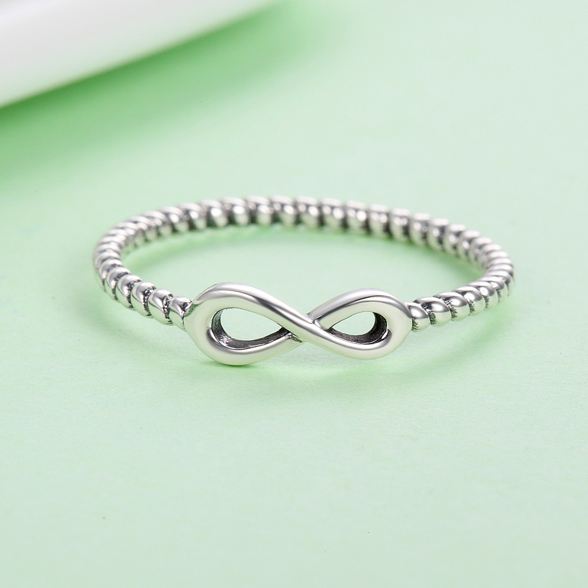 Pandora-stijl Zilveren Infinity Ring - SCR094