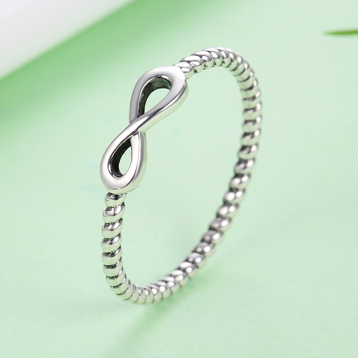 Pandora-stijl Zilveren Infinity Ring - SCR094