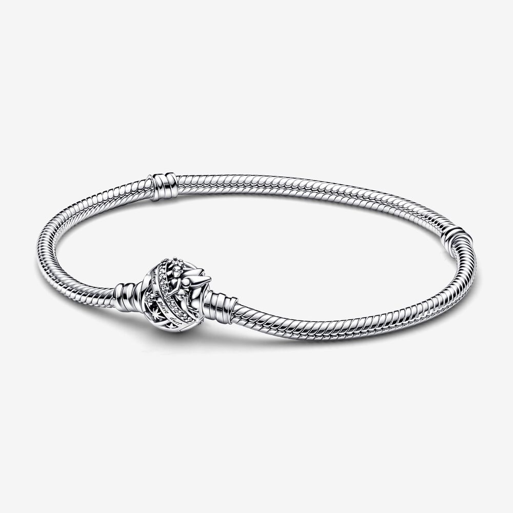 Pandora Disney Tinker Bell Sluiting Moments Snake Chain Armband - 592548C01