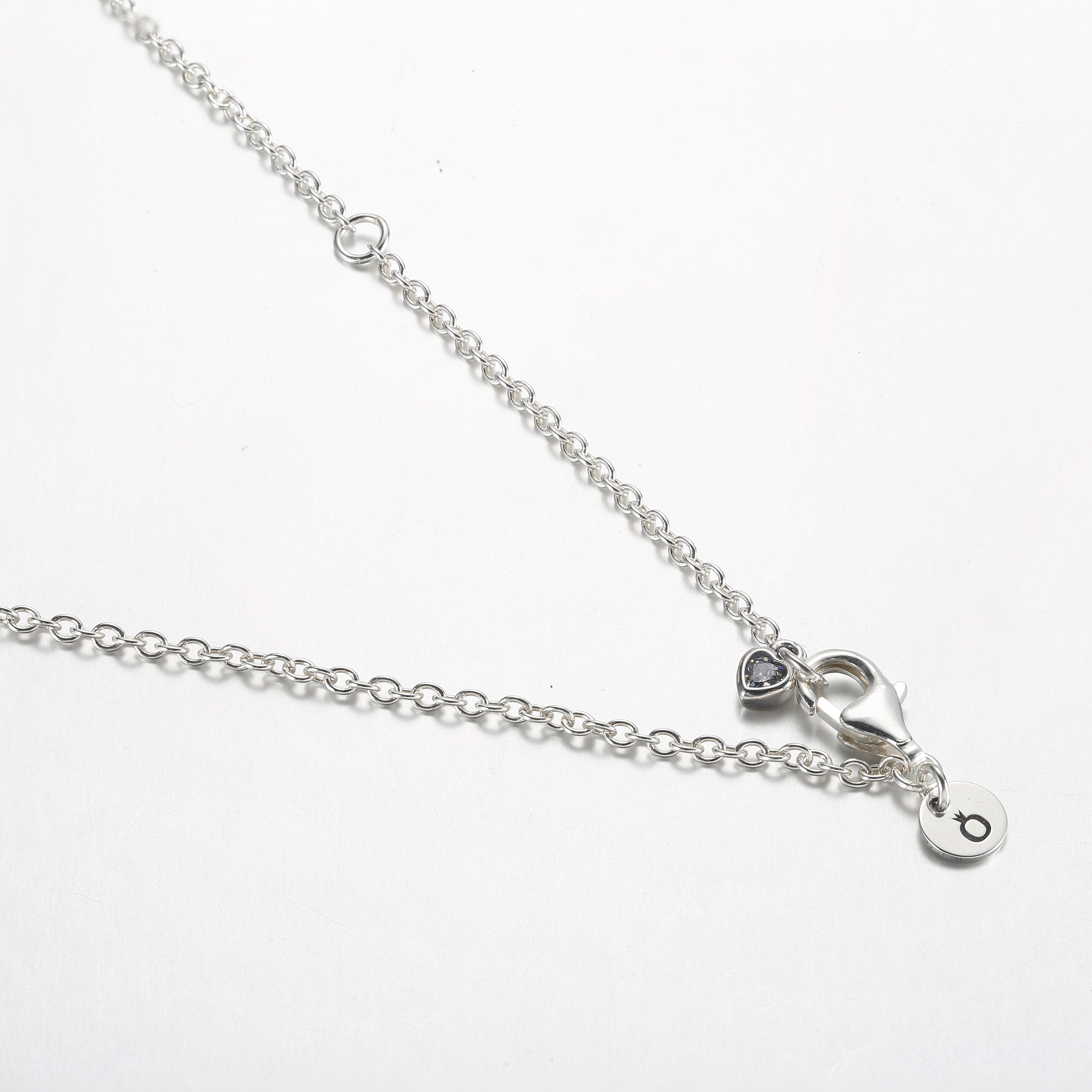 Pandora Ik hou van jou zilveren hanger ketting - 392599C01