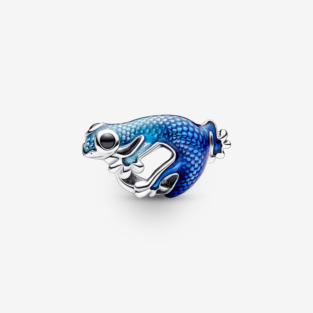 Pandora Metallic Blue Gecko Bedel - 792701C01