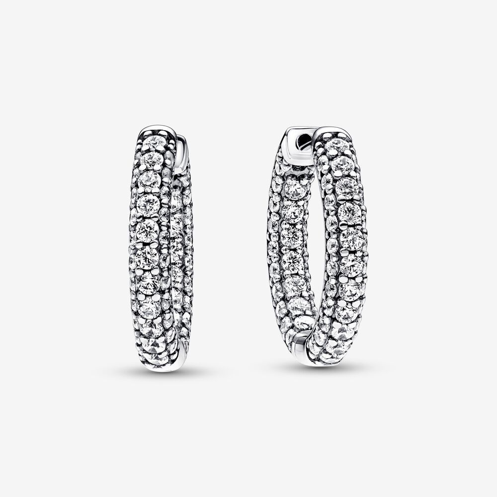 Pandora Timeless Pavé Enkele-rij Oorringen - 292624C01