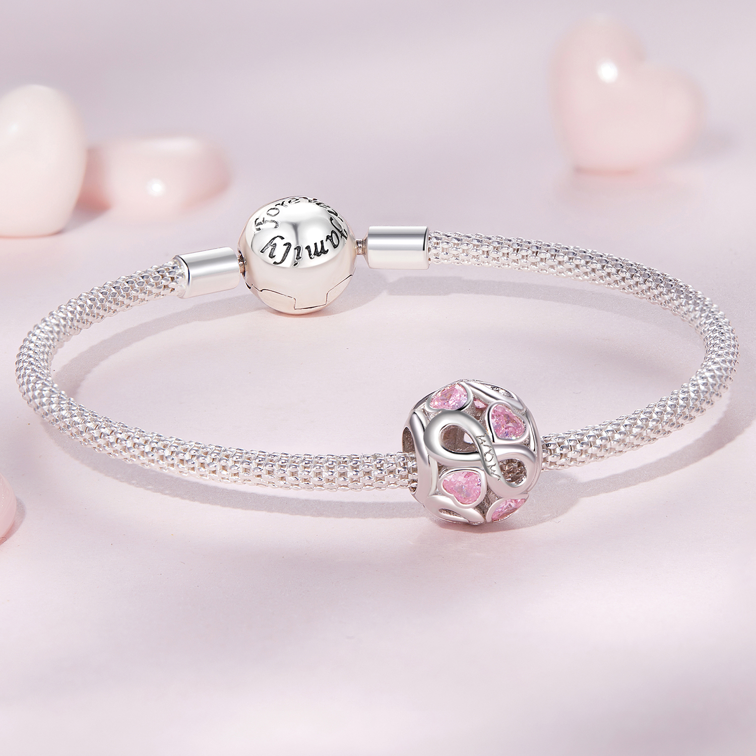 Pandora Stijl Eeuwige Moederliefde Bedel - BSC828