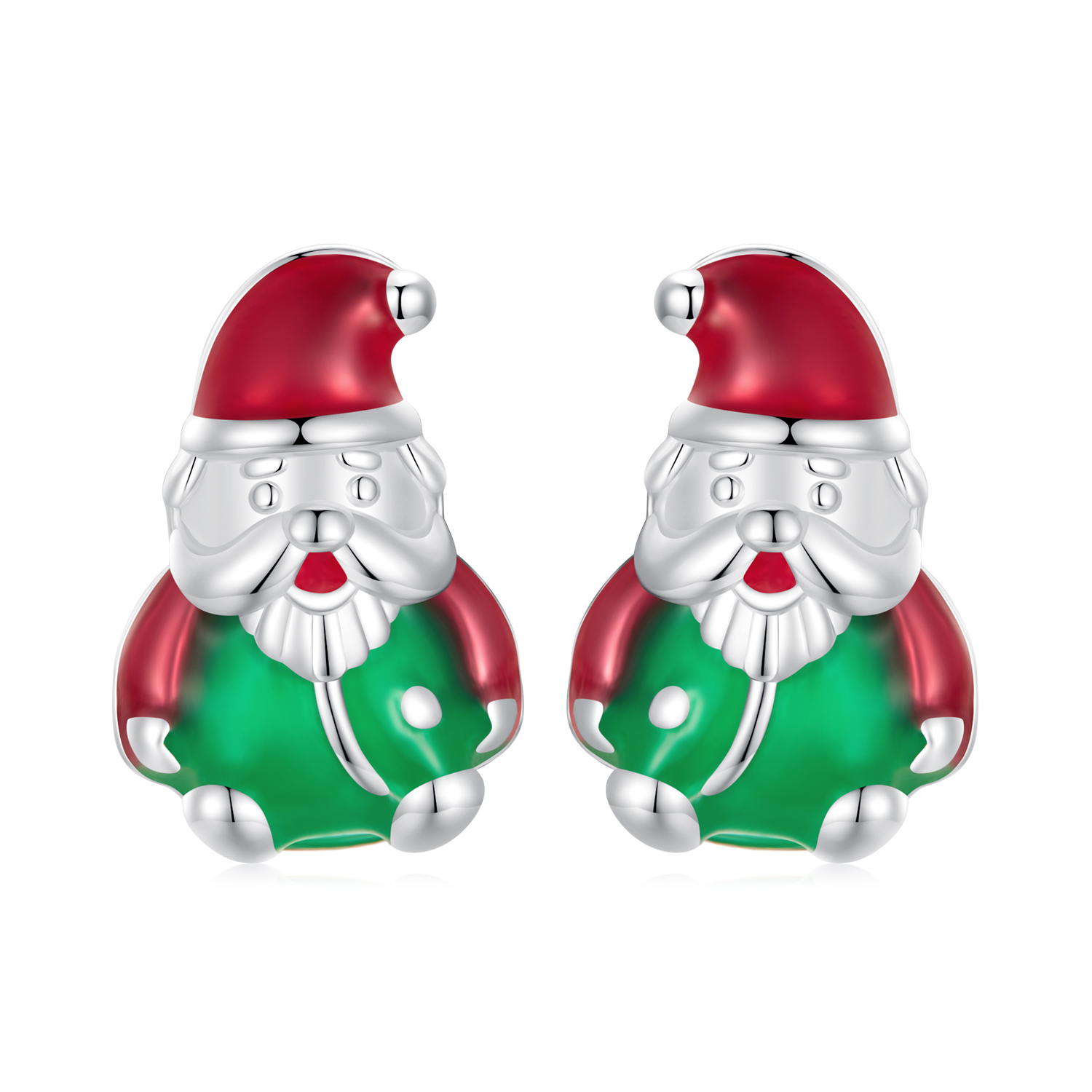 Pandora Stijl Glow-In-The-Dark Kerst Studs Oorbellen - BSE918