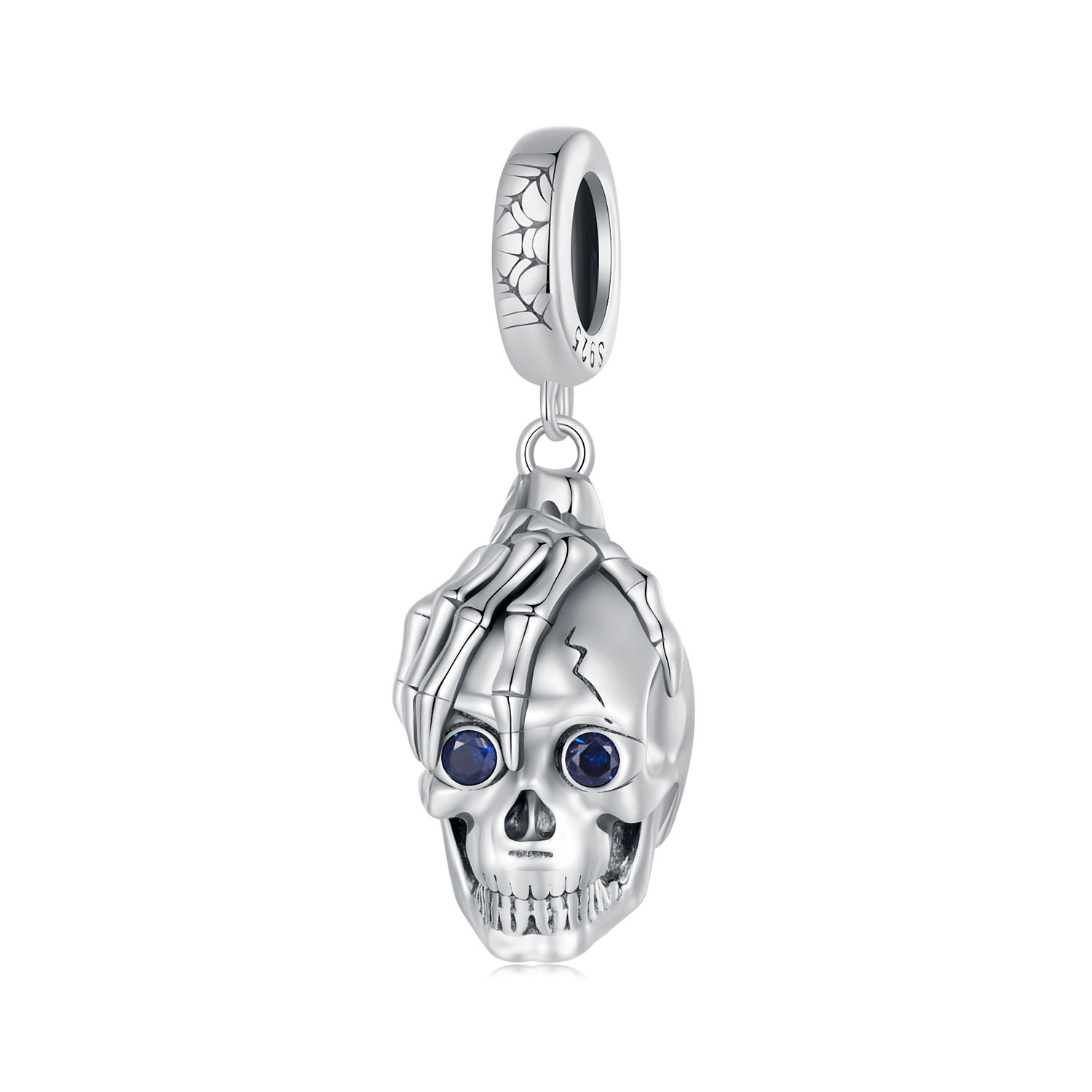 Pandora Stijl Halloween Skull Dangle - SCC2606