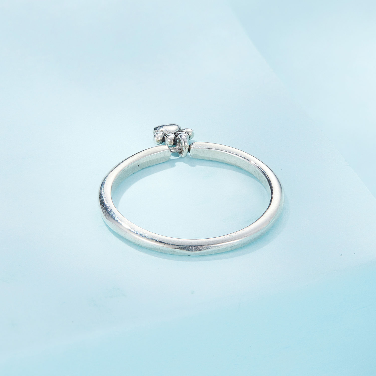 Pandora Stijl Hondenpoot Ring - SCR892