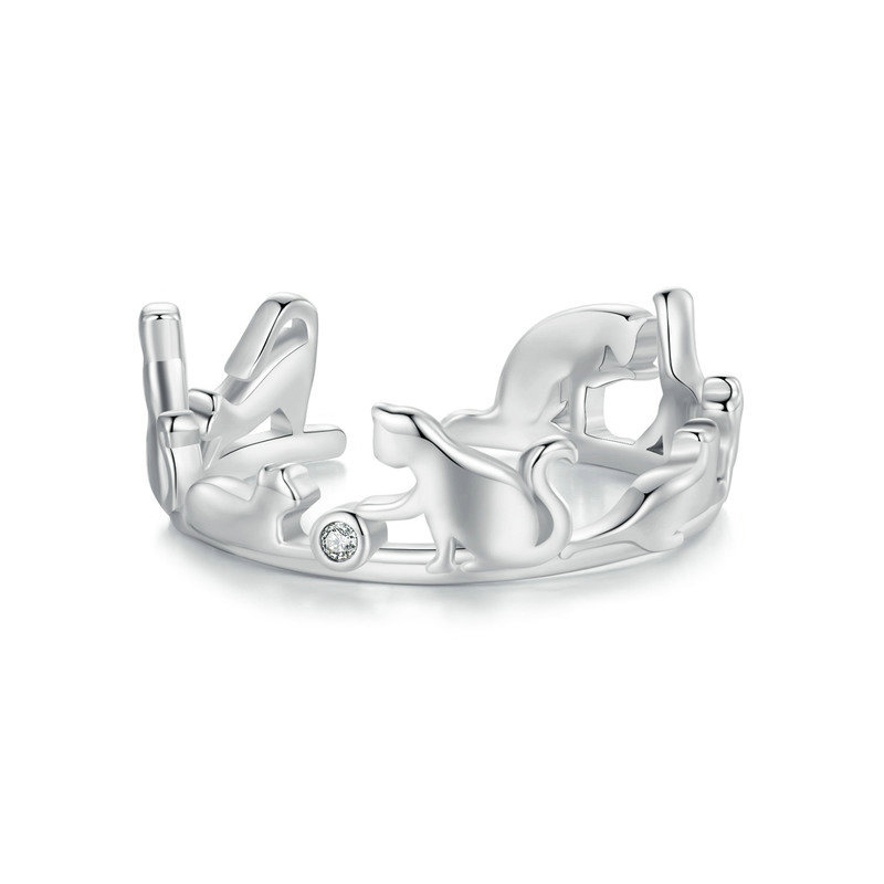 Pandora Stijl Kattenring - SCR944-E