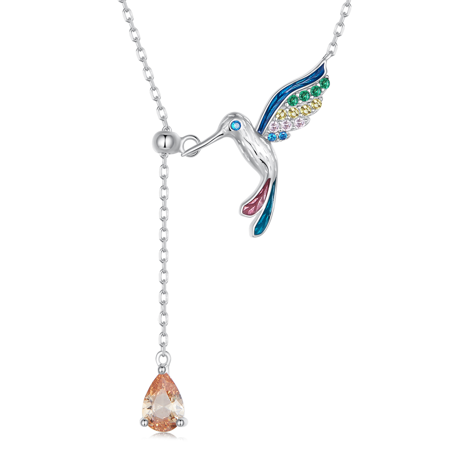 Pandora Stijl Kolibrie Ketting - BSN305