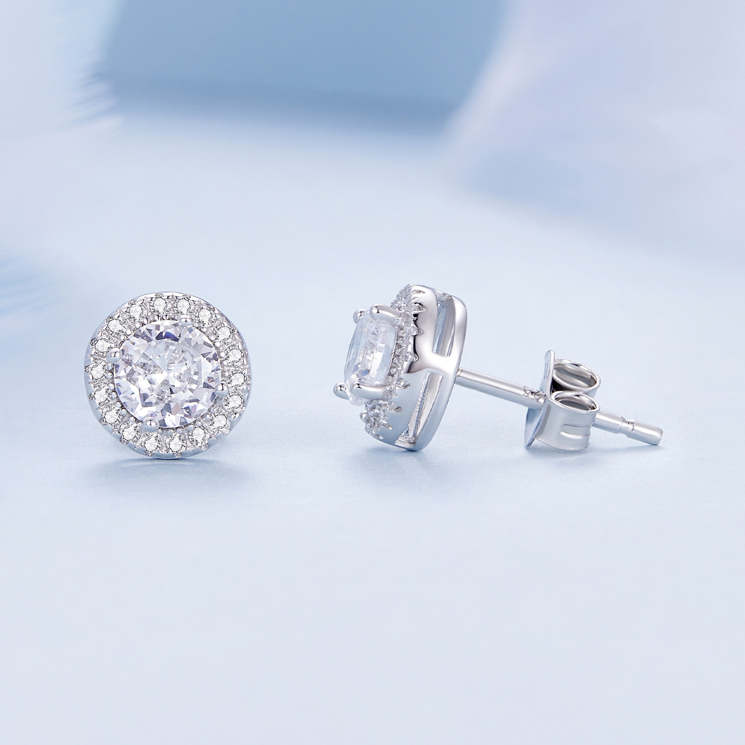 Pandora Stijl Licht Luxe Stud Oorbellen - BSE893