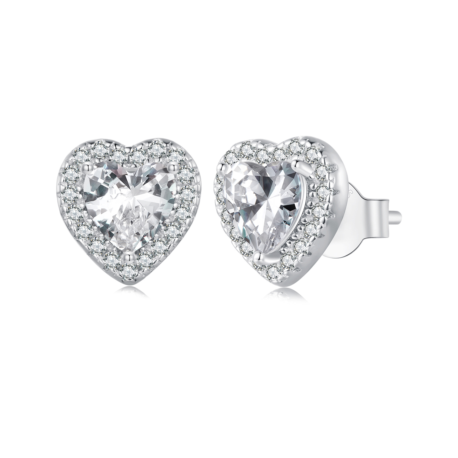 Pandora Stijl Licht Luxe Stud Oorbellen - BSE894