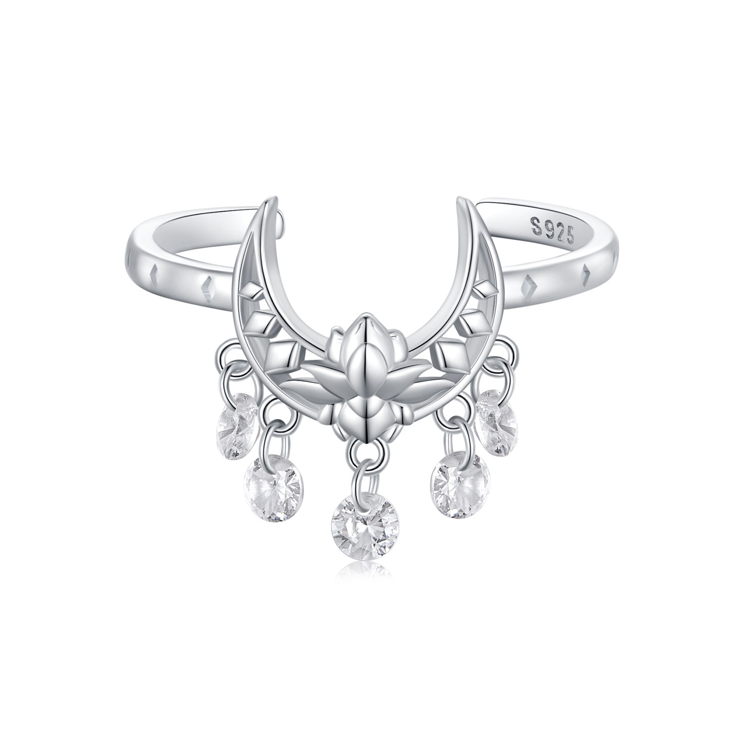 Pandora Stijl Maan Lotus Ring - SCR955