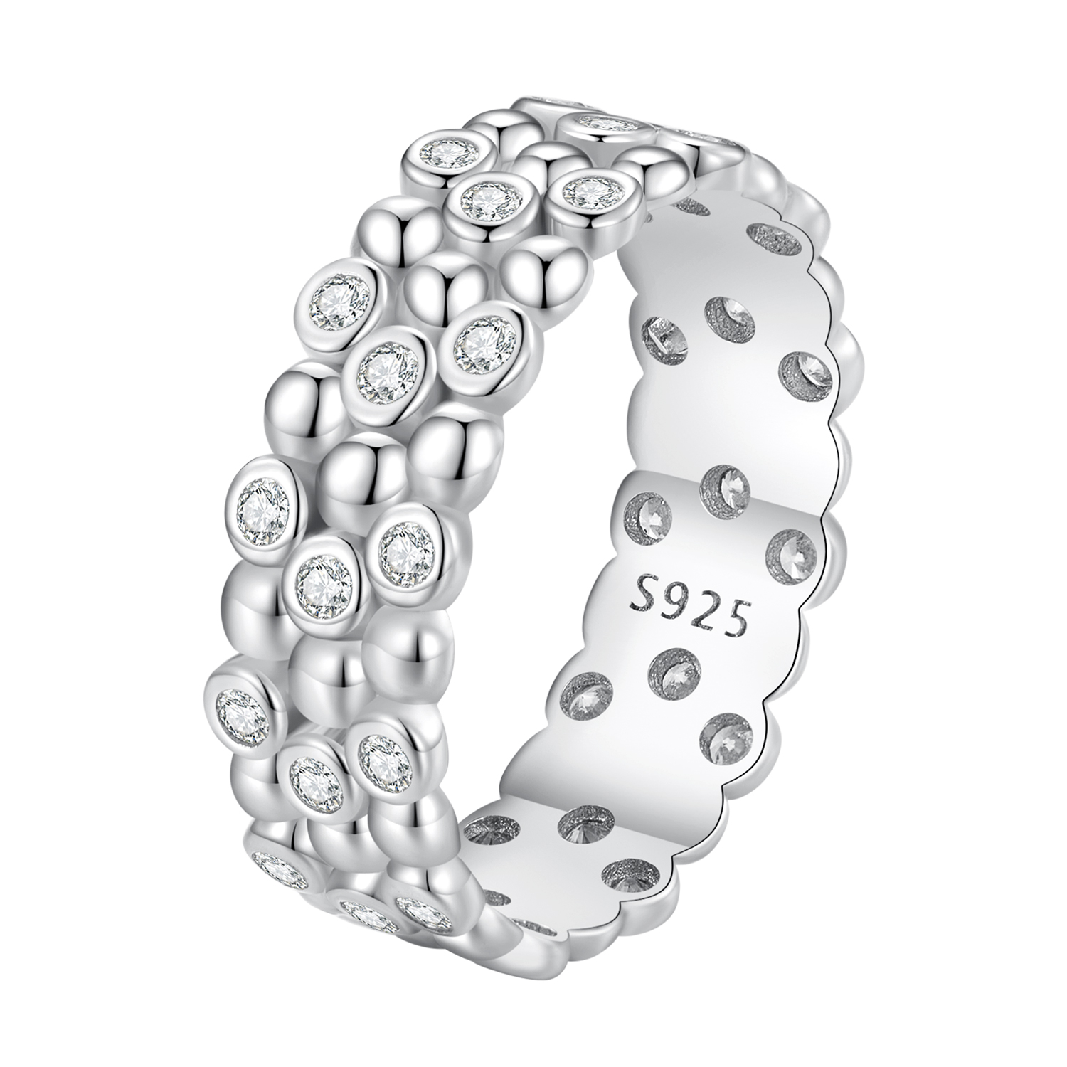 Pandora Stijl Multi-Player Bean Ring - BSR407