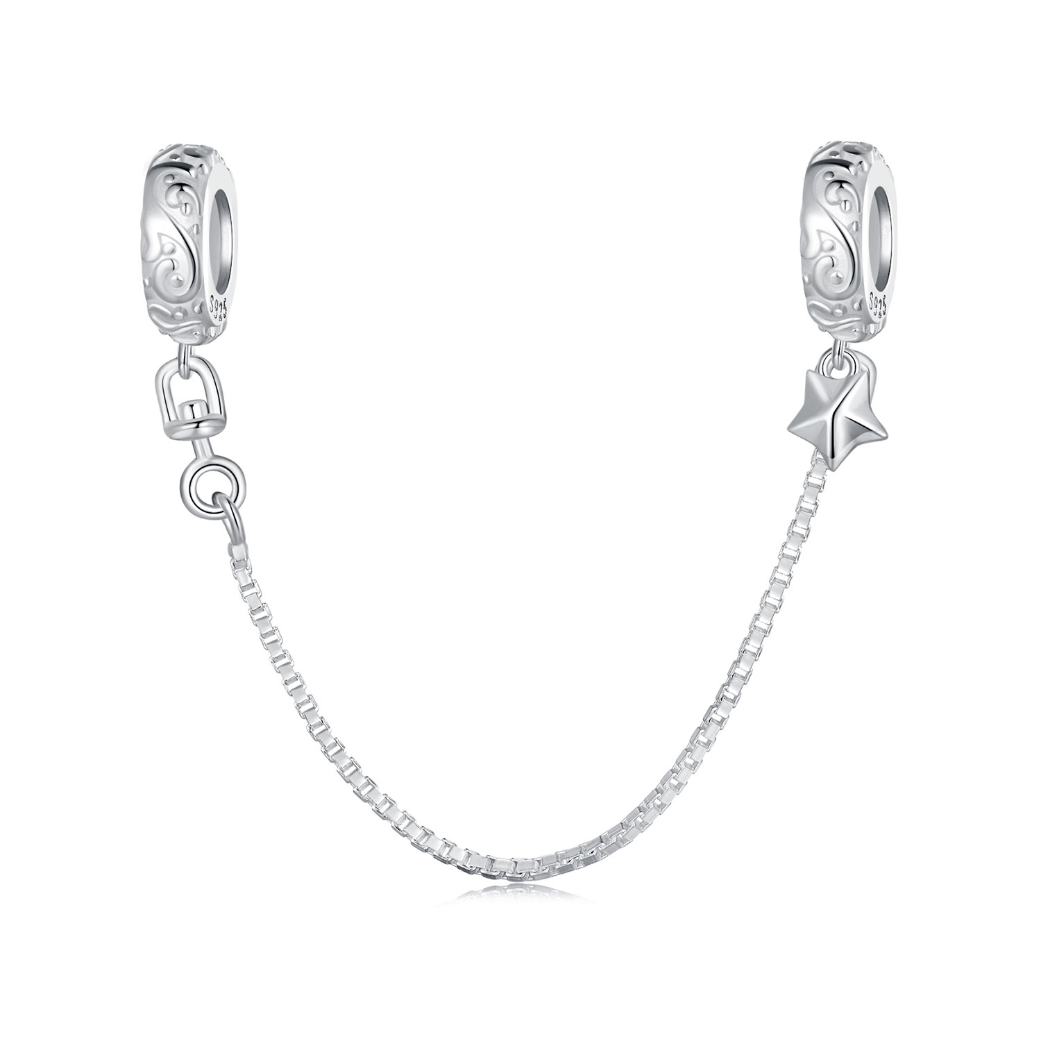 Pandora Stijl Patroon Veilige Ketting - SCC2620