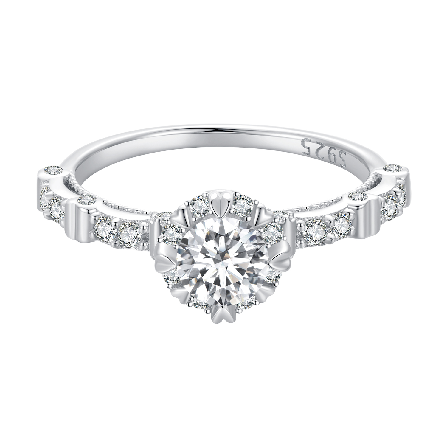 Pandora stijl Prachtige Moissanite Ring - MSR023