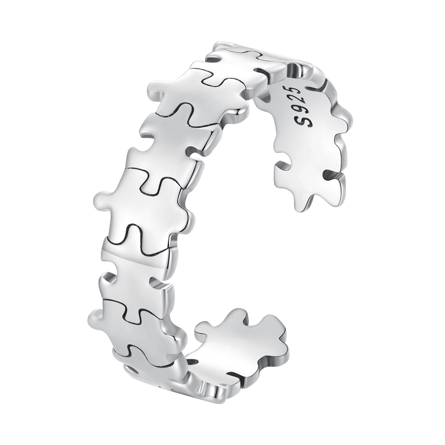 Pandora Stijl Puzzelring - SCR925