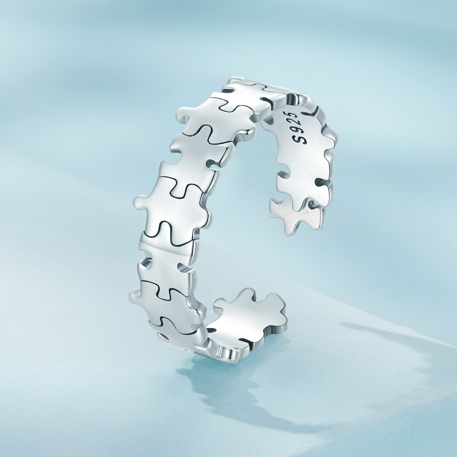 Pandora Stijl Puzzelring - SCR925