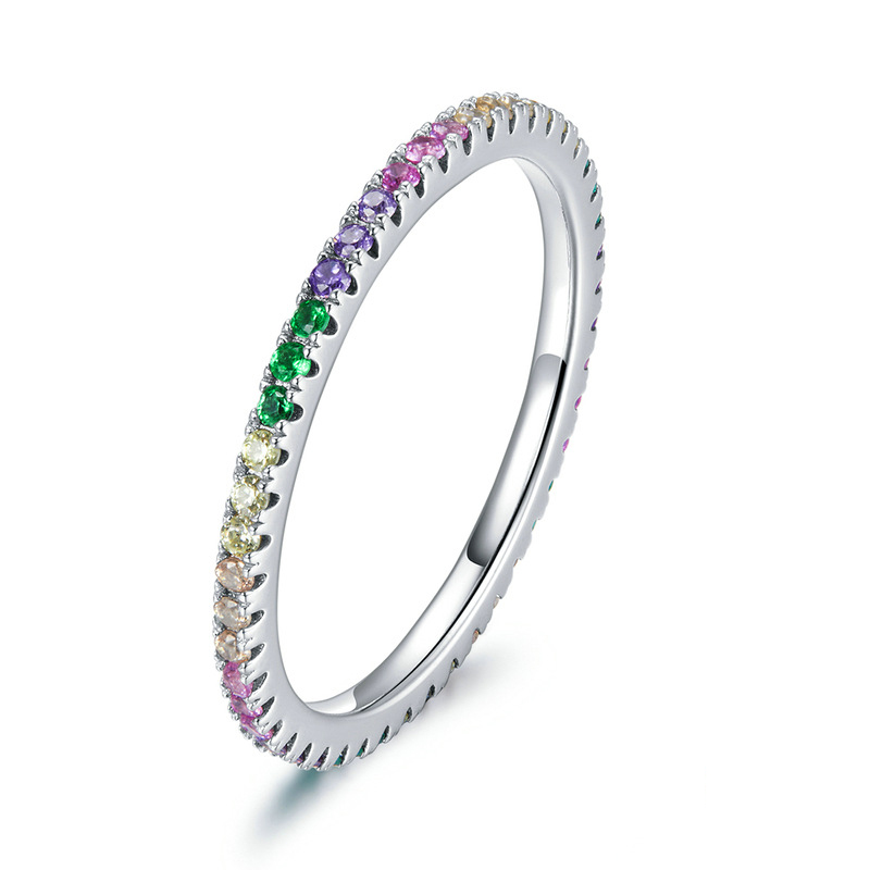 Pandora Stijl Regenboog Ring - BSR168