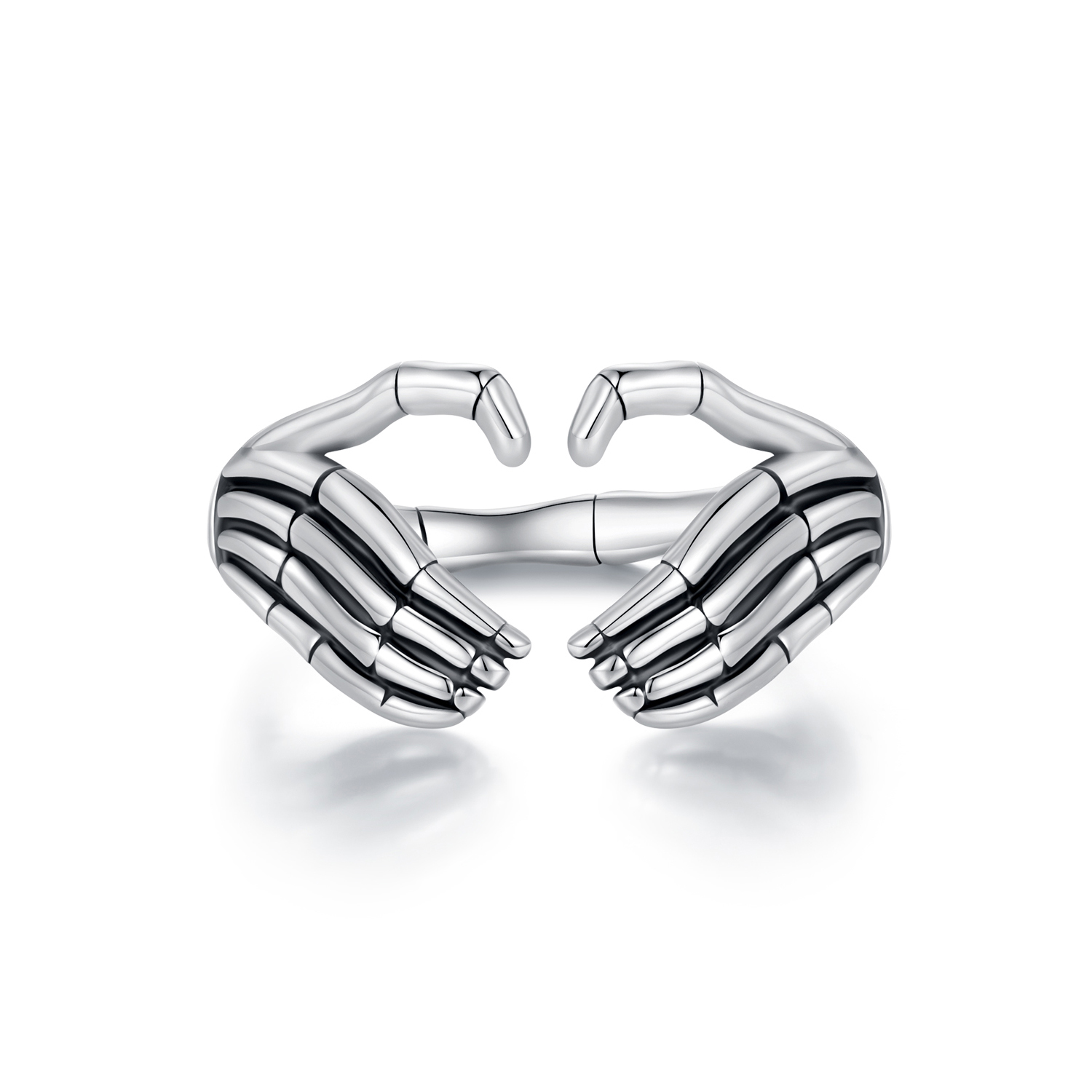 Pandora Stijl Skelet Hand Ring - SCR971-E