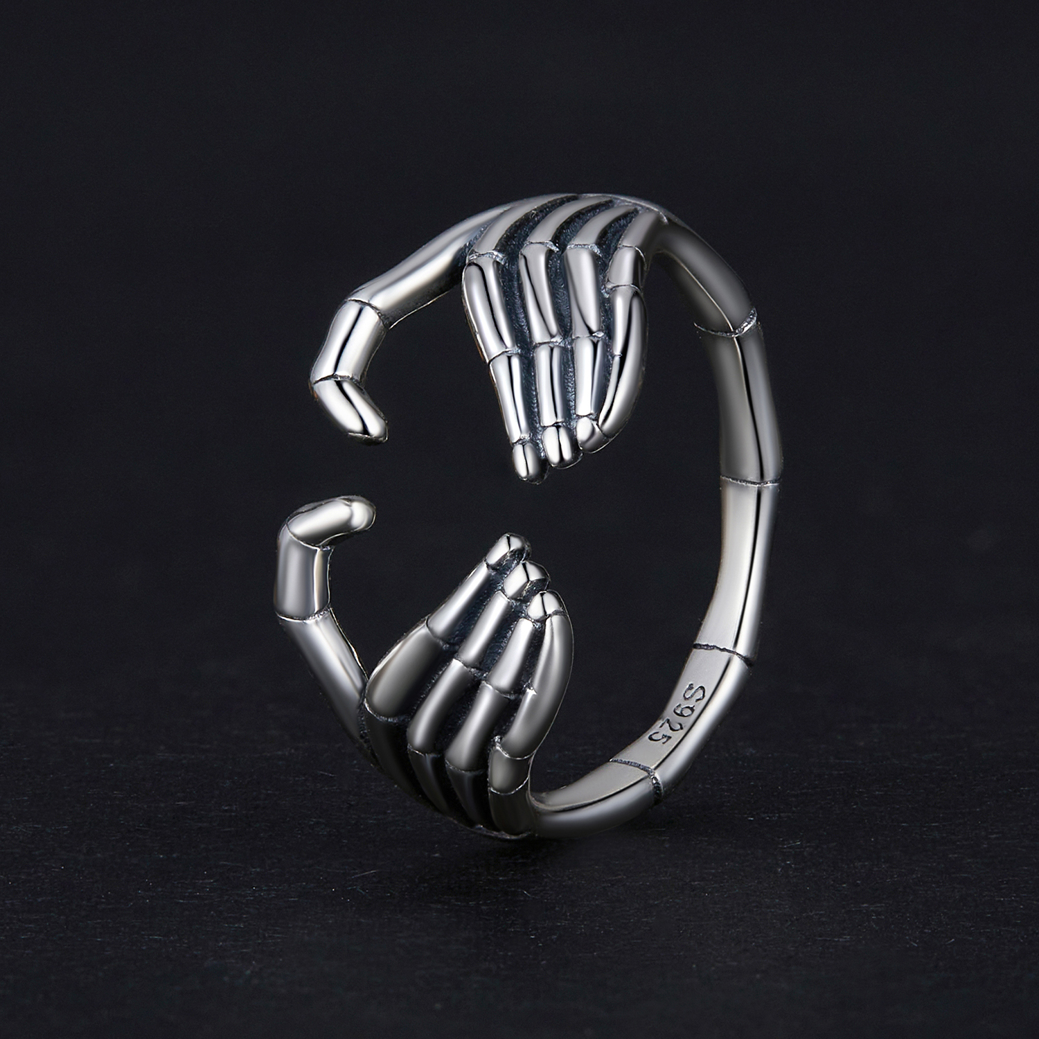 Pandora Stijl Skelet Hand Ring - SCR971-E