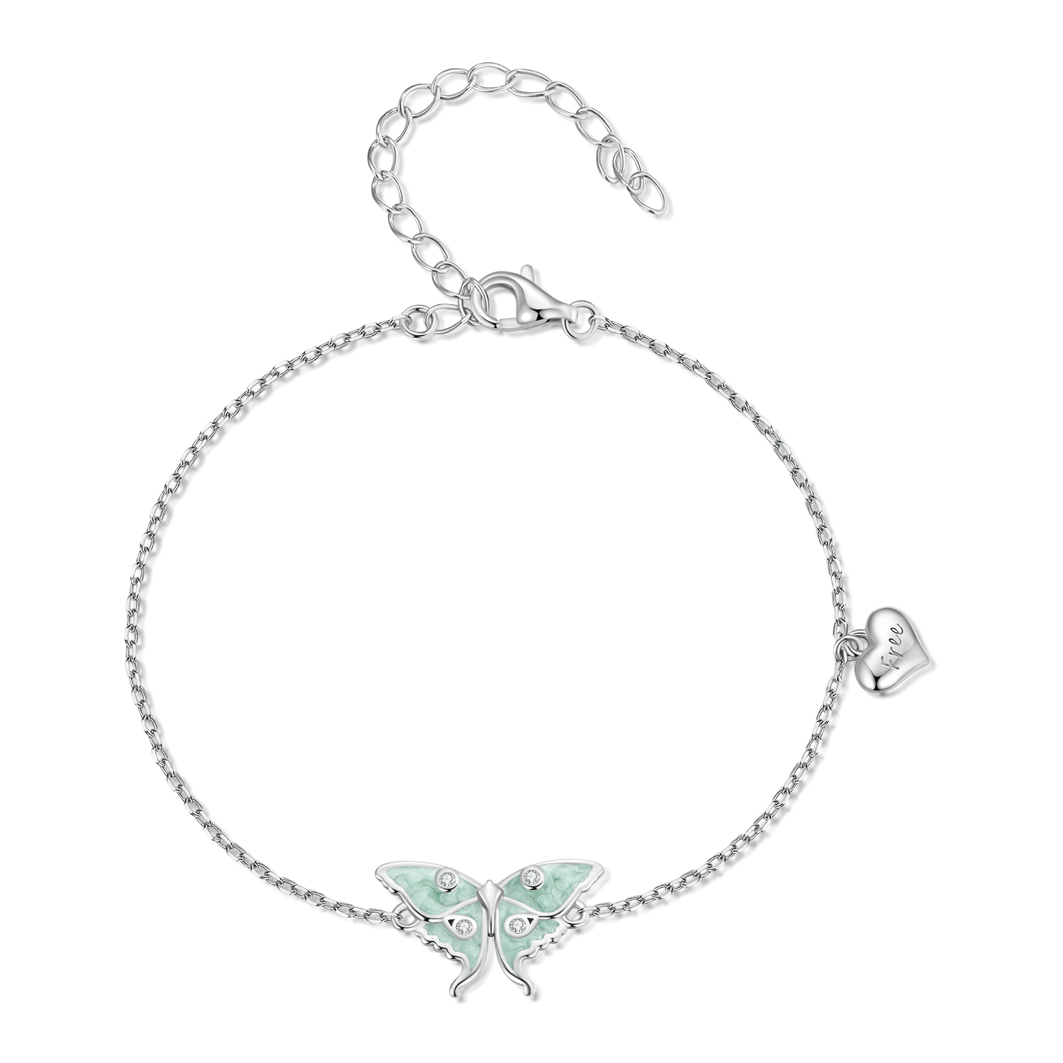 Pandora Stijl Tovenaar van Oz Vlinder Ketting Armband - BSB118