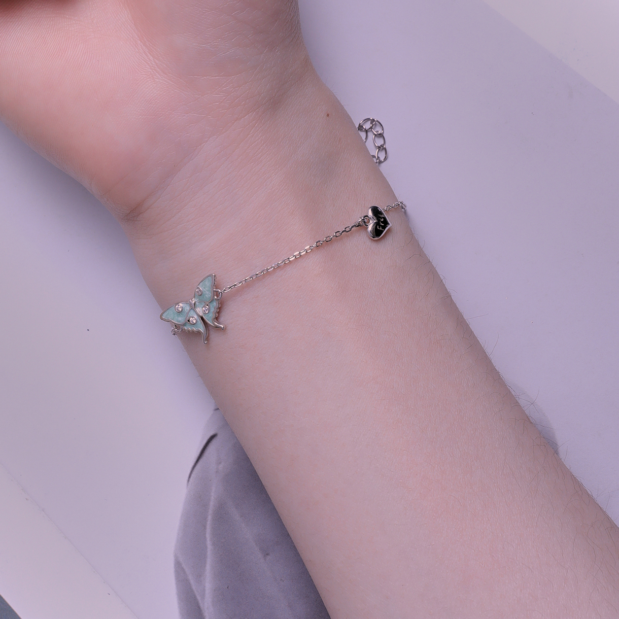 Pandora Stijl Tovenaar van Oz Vlinder Ketting Armband - BSB118