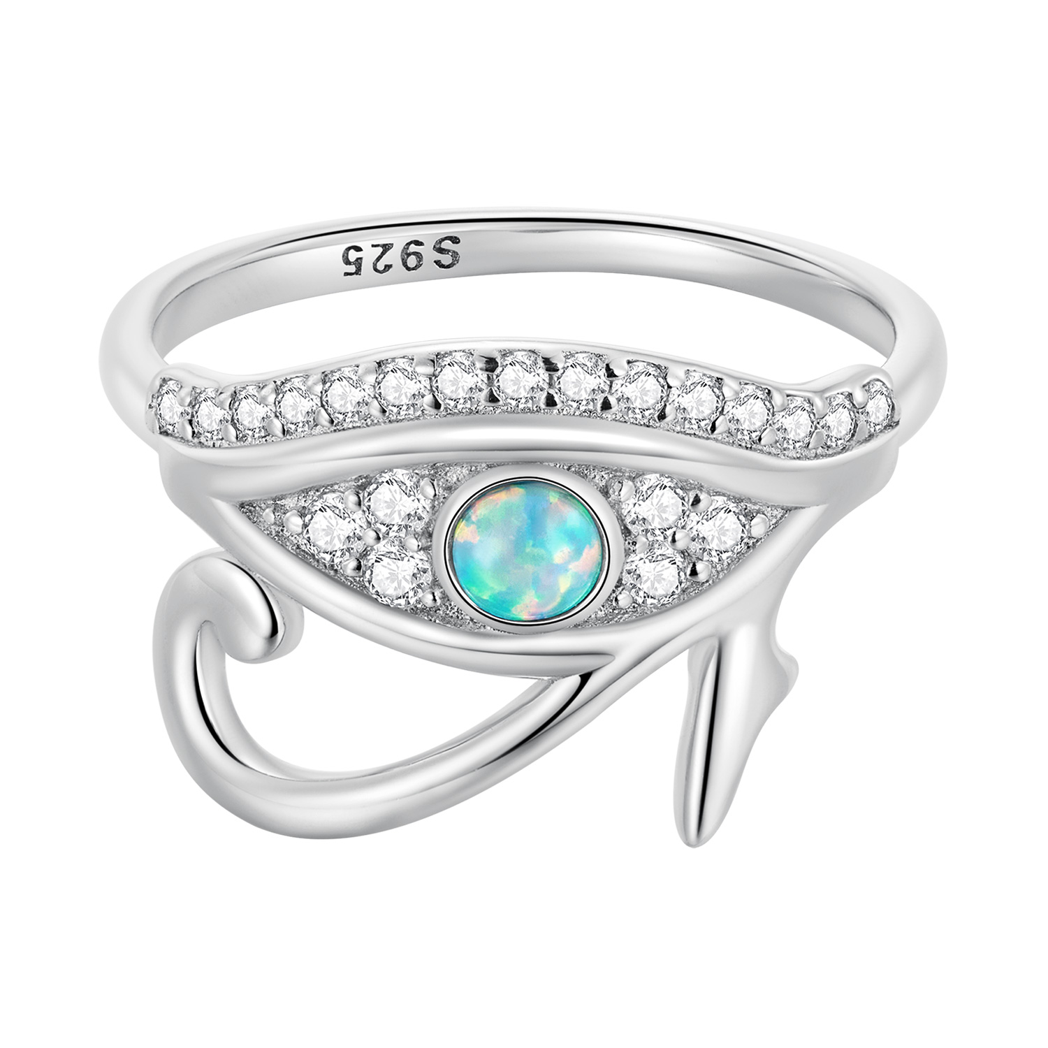 Pandora Stijl Zircon Oog van Horus Ring - BSR403