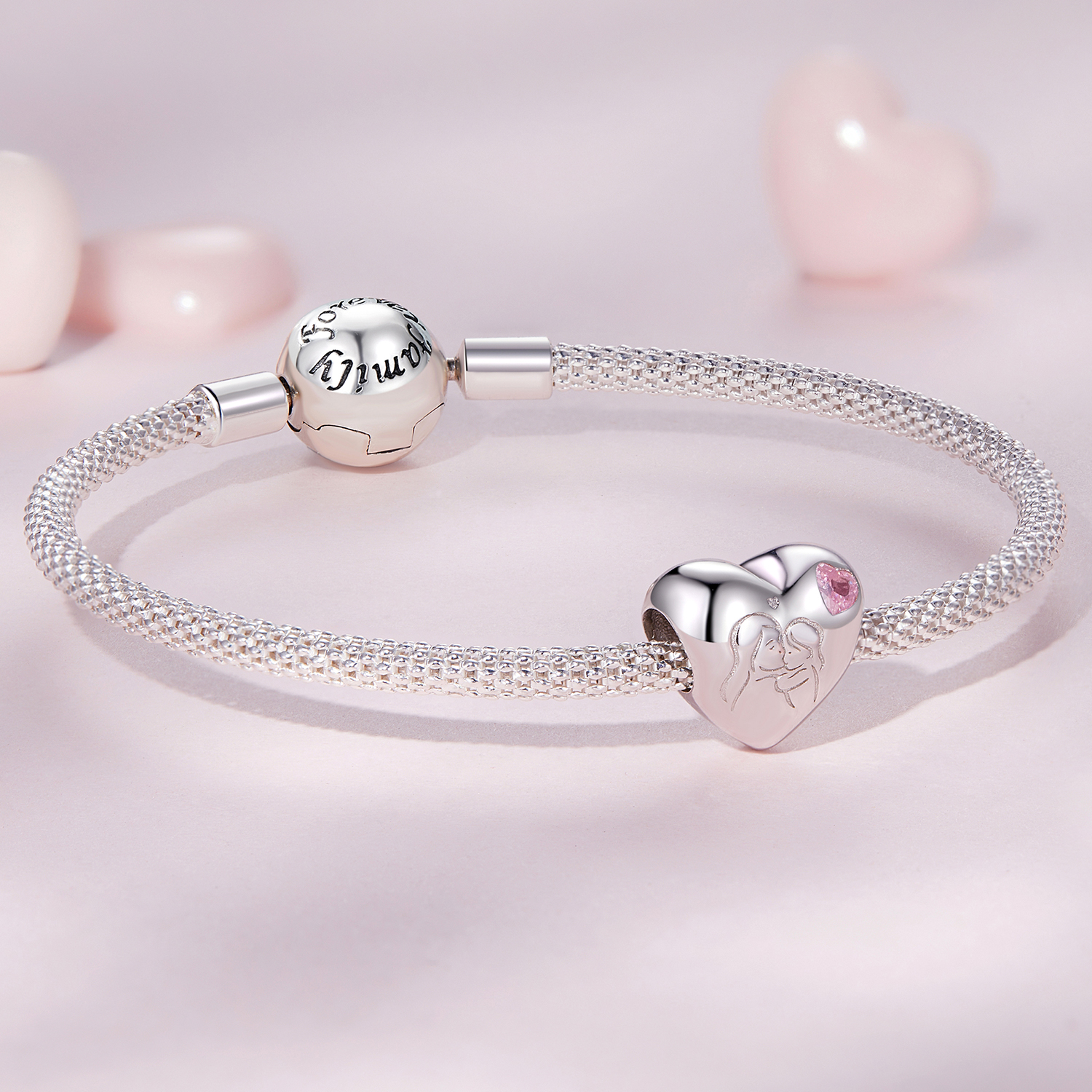 Pandora-stijl Moederliefde Bedel - BSC827