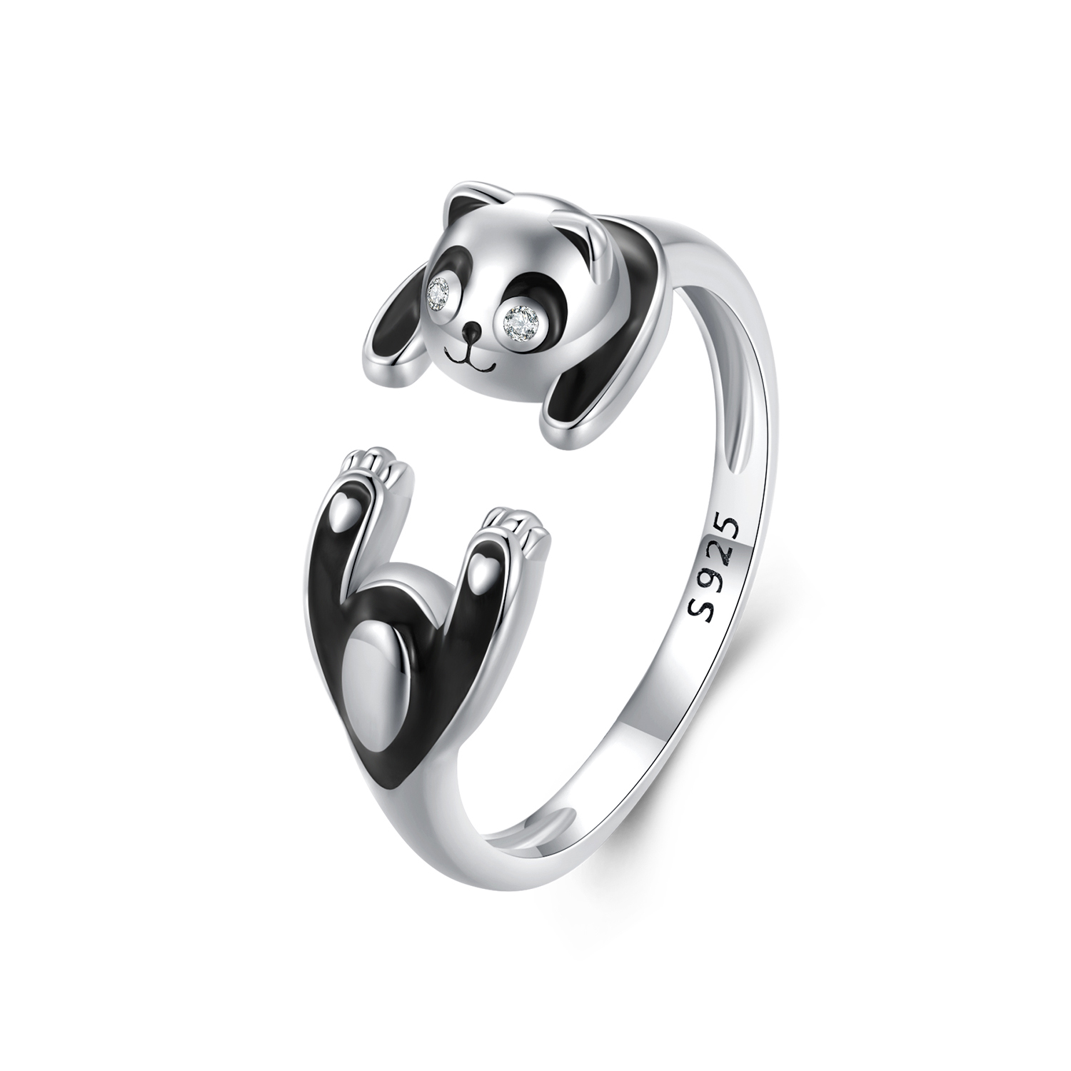 Pandora-stijl Panda Ring - SCR969-E