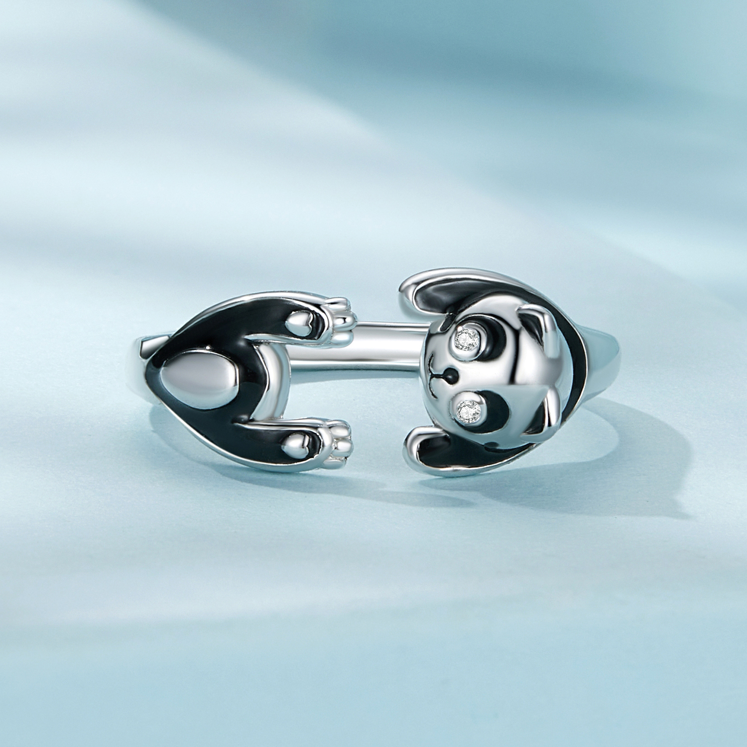 Pandora-stijl Panda Ring - SCR969-E