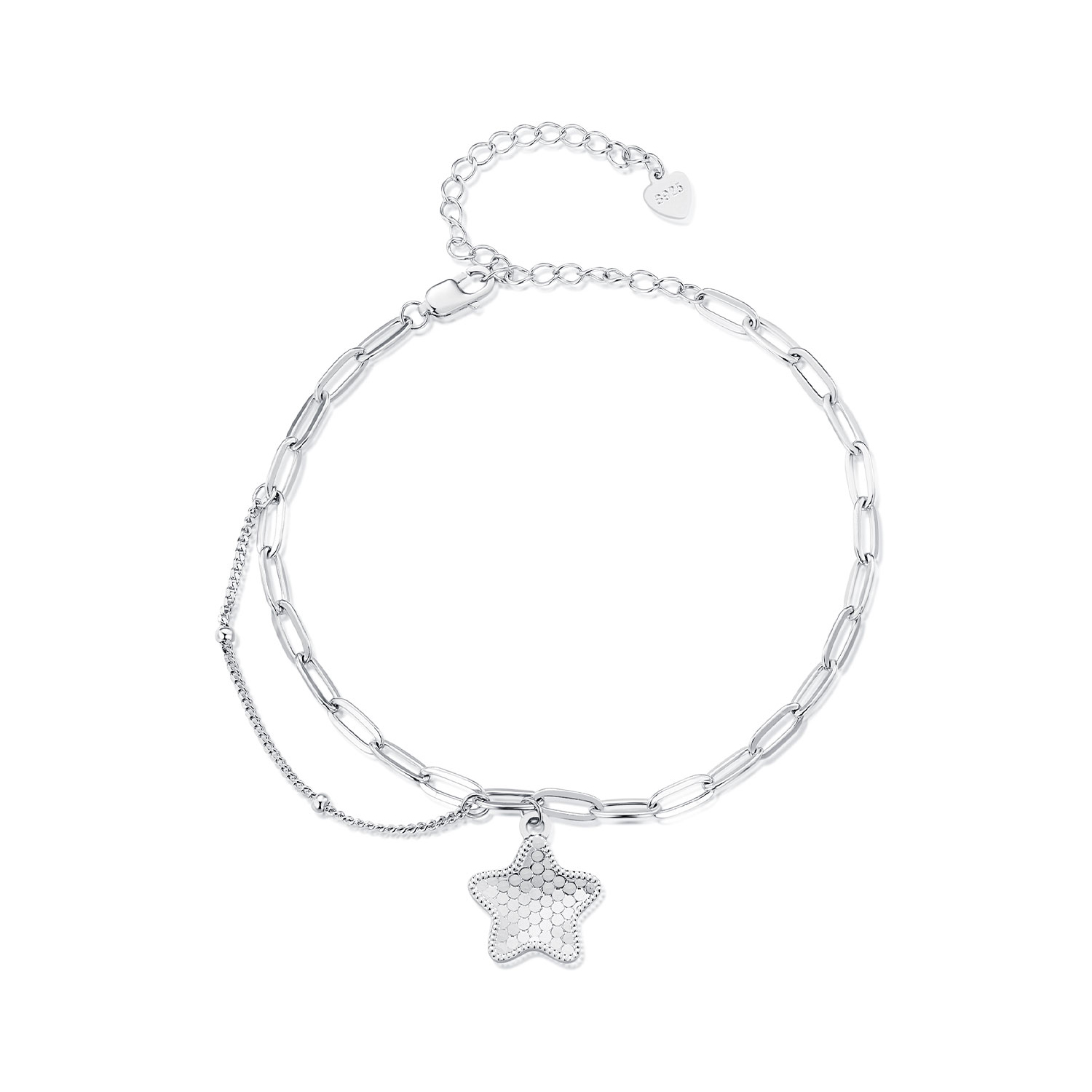 Pandora-stijl Schitterende Ster Ketting Armband - BSB137